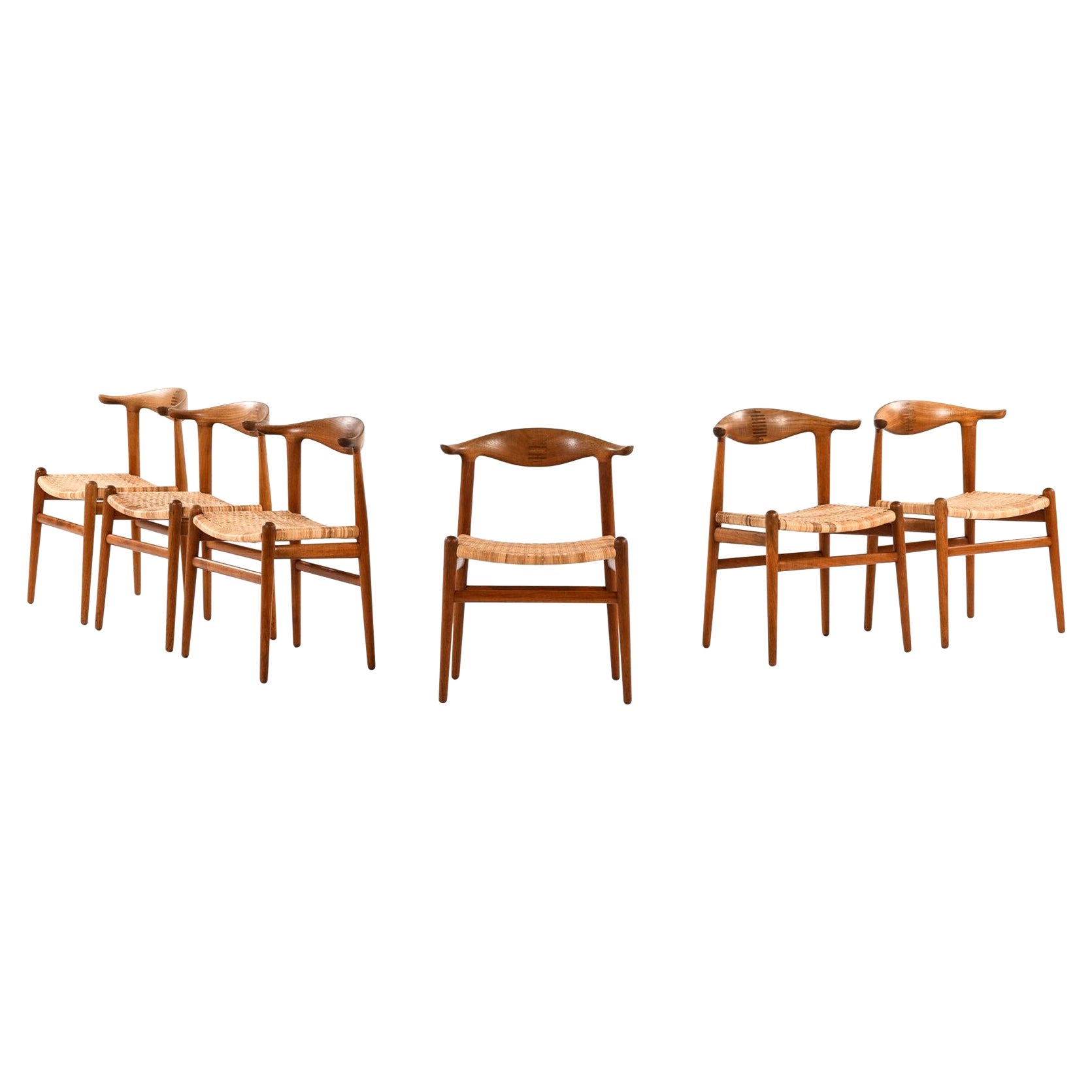 Hans Wegner Armchairs Model JH-505 Produced by Cabinetmaker Johannes Hansen