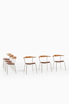 Hans Wegner Armchairs Model JH-701 Produced by Johannes Hansen in Denmark