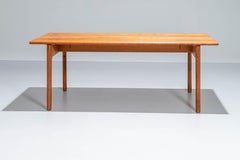 Hans Wegner AT-15 Coffee Table by Andreas Tuck in solid Oak, Denmark, 1960's