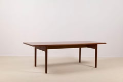 Hans Wegner AT-15 Solid Teak and Oak Coffee Table for Andreas Tuck