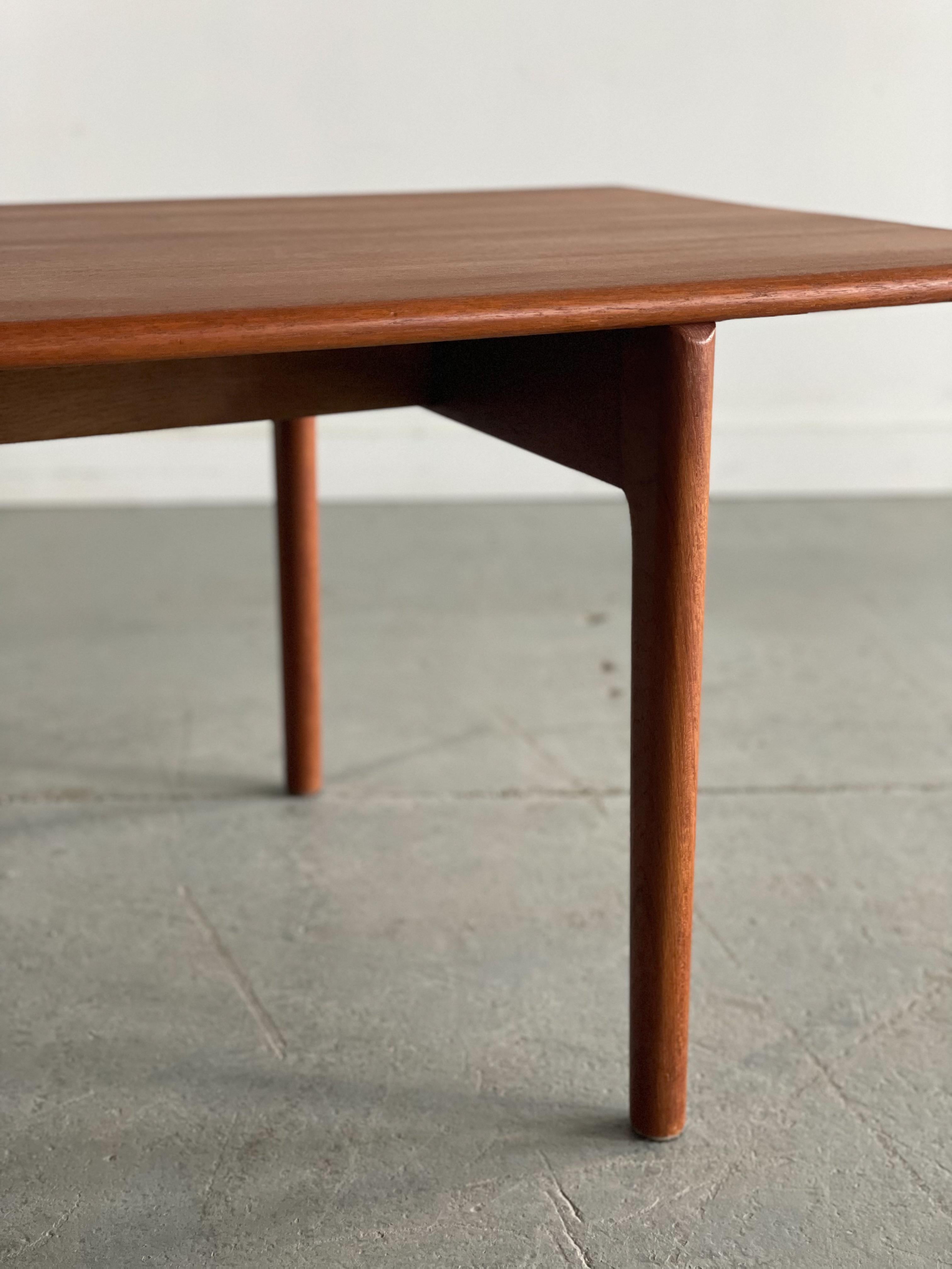 Hans Wegner AT-15 Solid Teak Coffee Table for Andreas Tuck For Sale 3