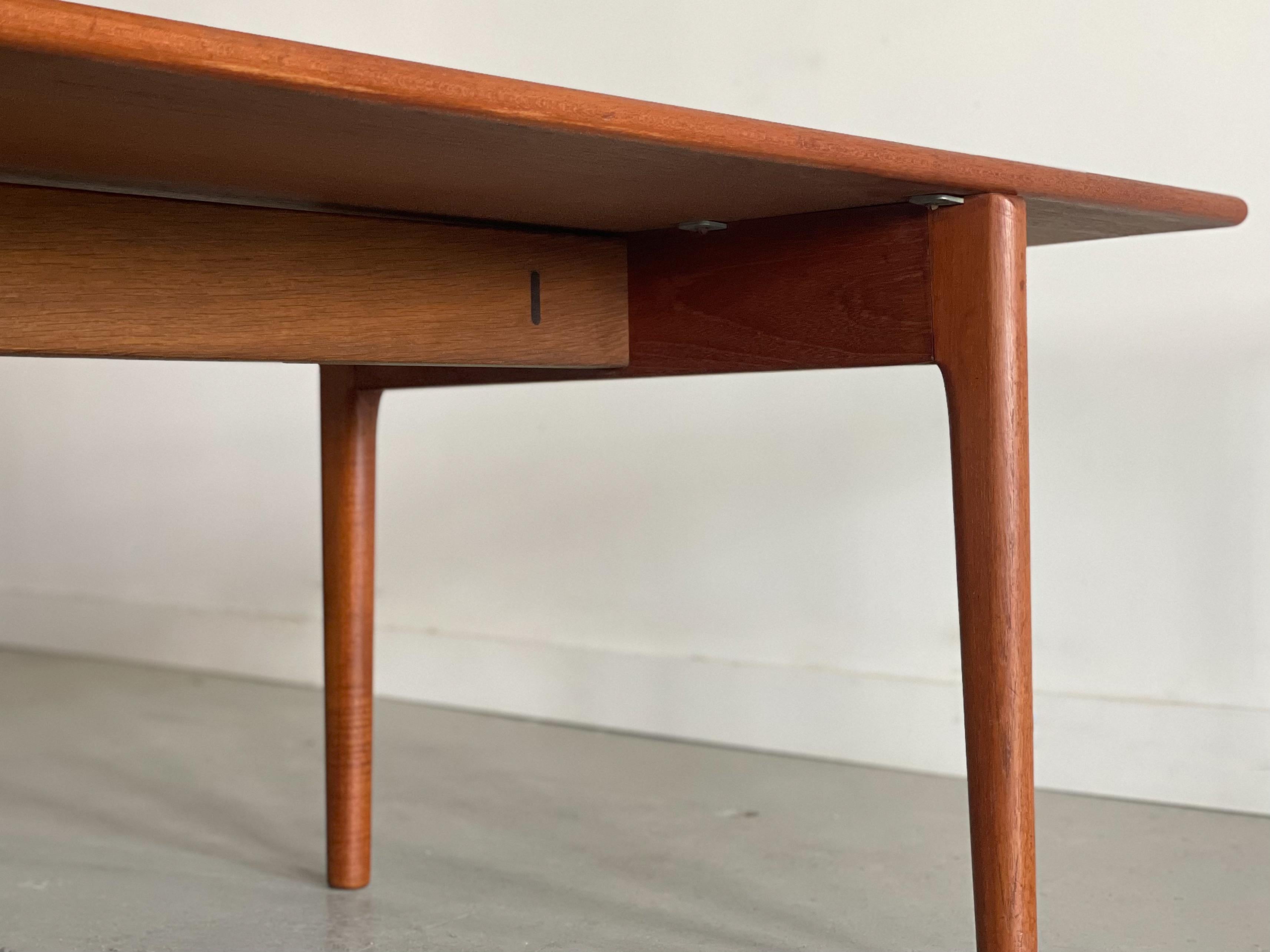 Hans Wegner AT-15 Solid Teak Coffee Table for Andreas Tuck For Sale 2