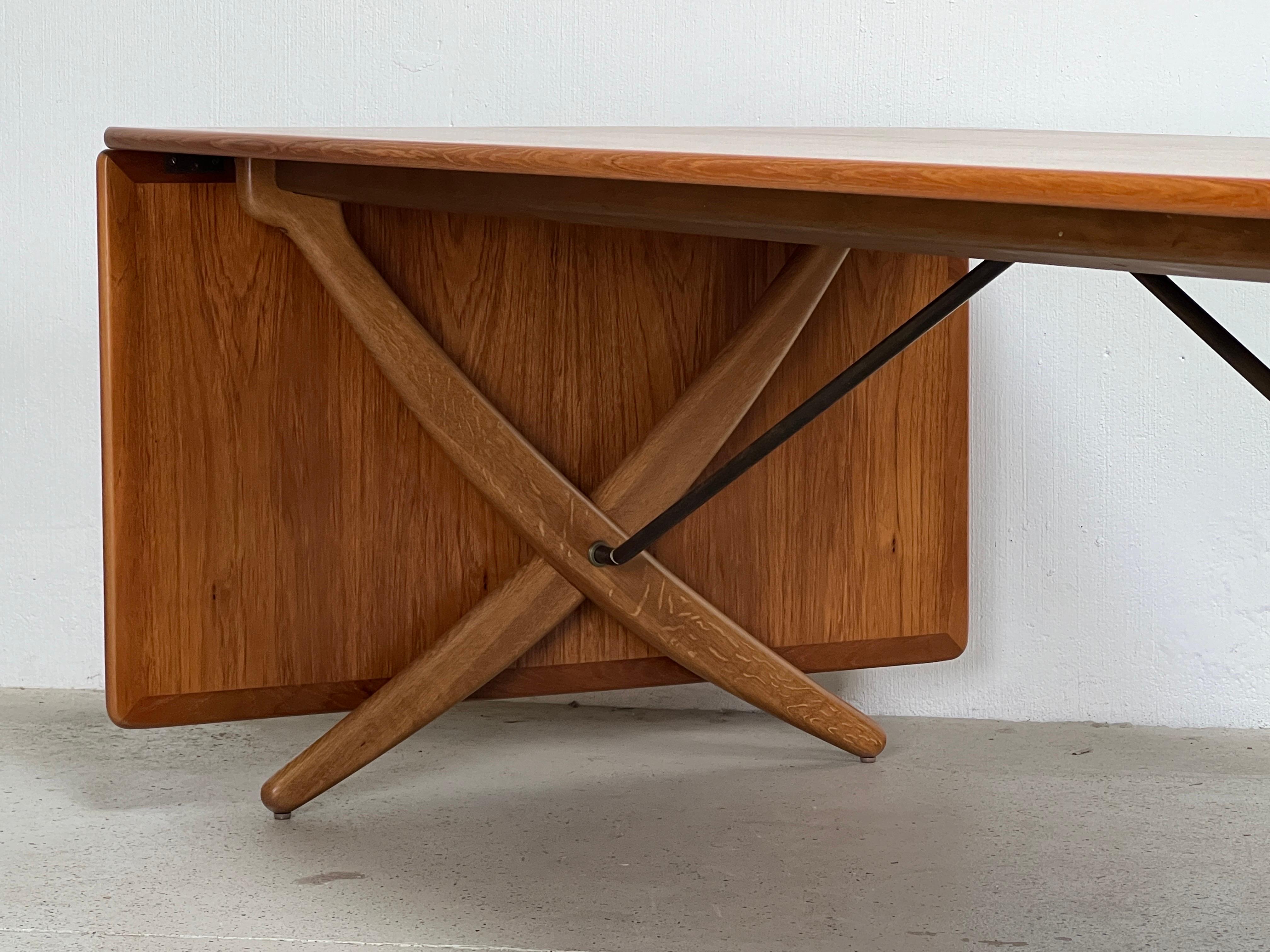 Table de salle à manger à abattant AT-314 de Hans Wegner pour Andreas Tuck en vente 7