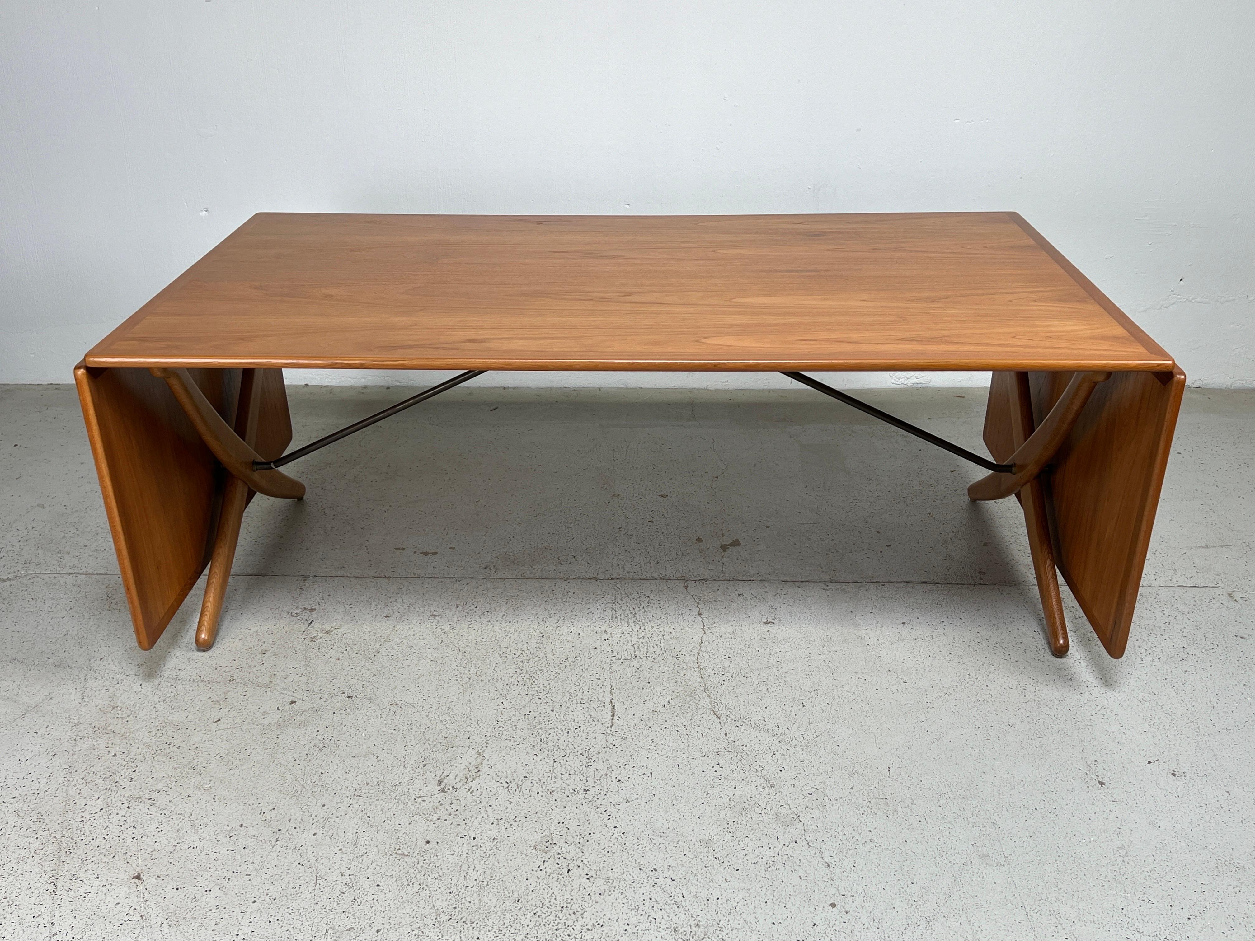 Table de salle à manger à abattant AT-314 de Hans Wegner pour Andreas Tuck en vente 1