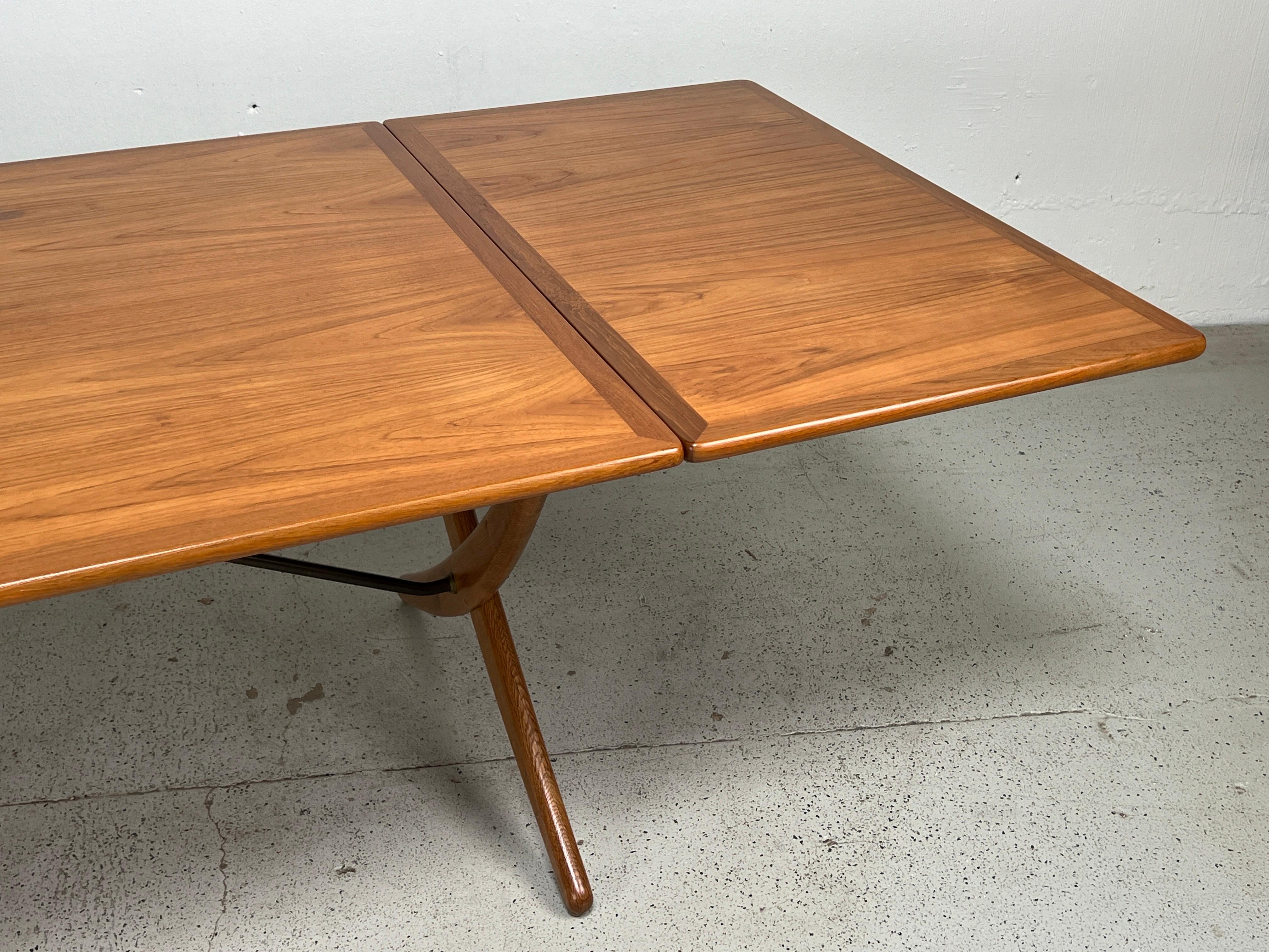 Table de salle à manger à abattant AT-314 de Hans Wegner pour Andreas Tuck en vente 4