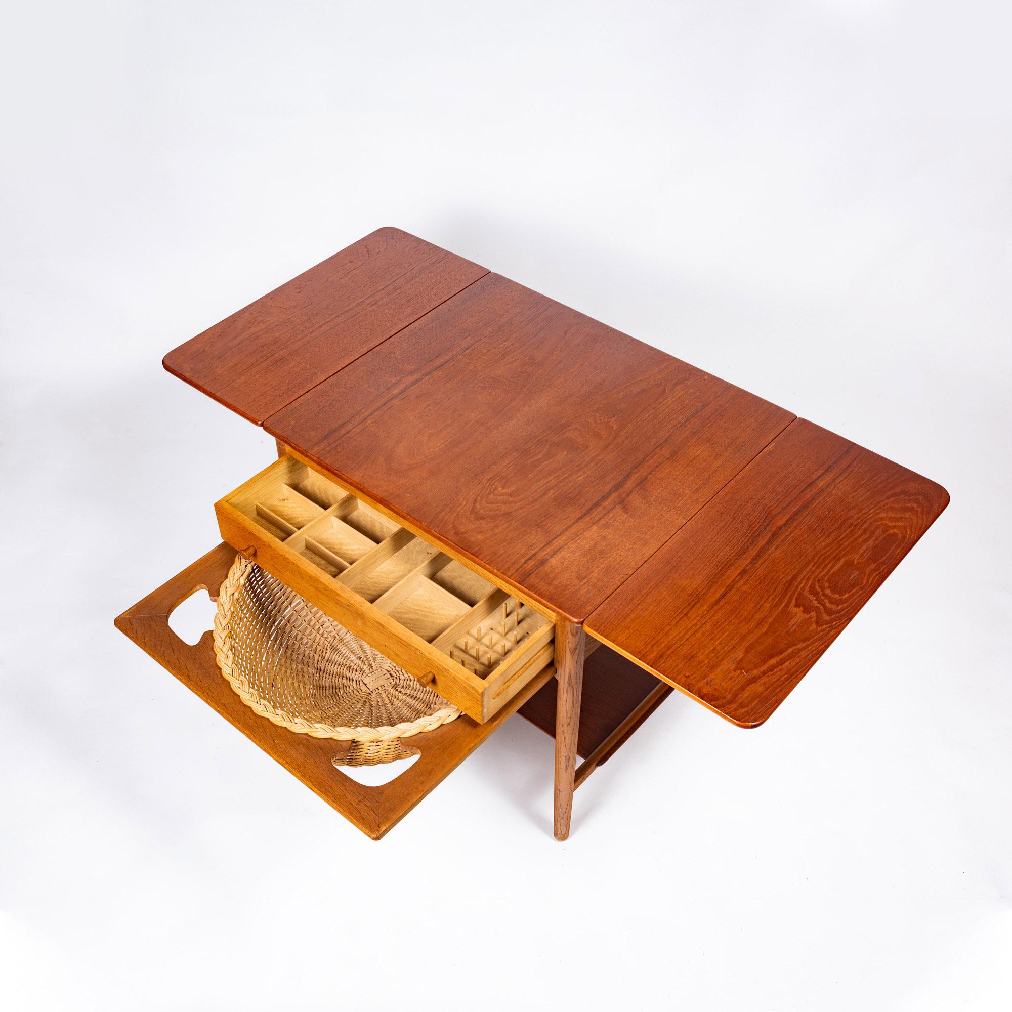 Danish Hans Wegner AT-33 Sewing Table