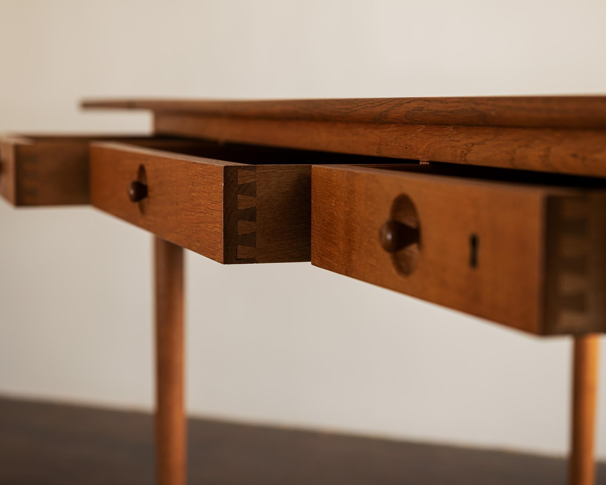 Hans Wegner AT305 Desk for Andreas Tuck, Denmark, 1950s 10