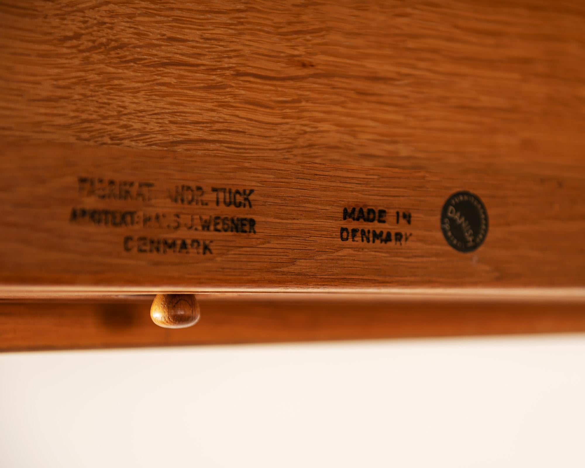 Hans Wegner AT305 Desk for Andreas Tuck, Denmark, 1950s 13