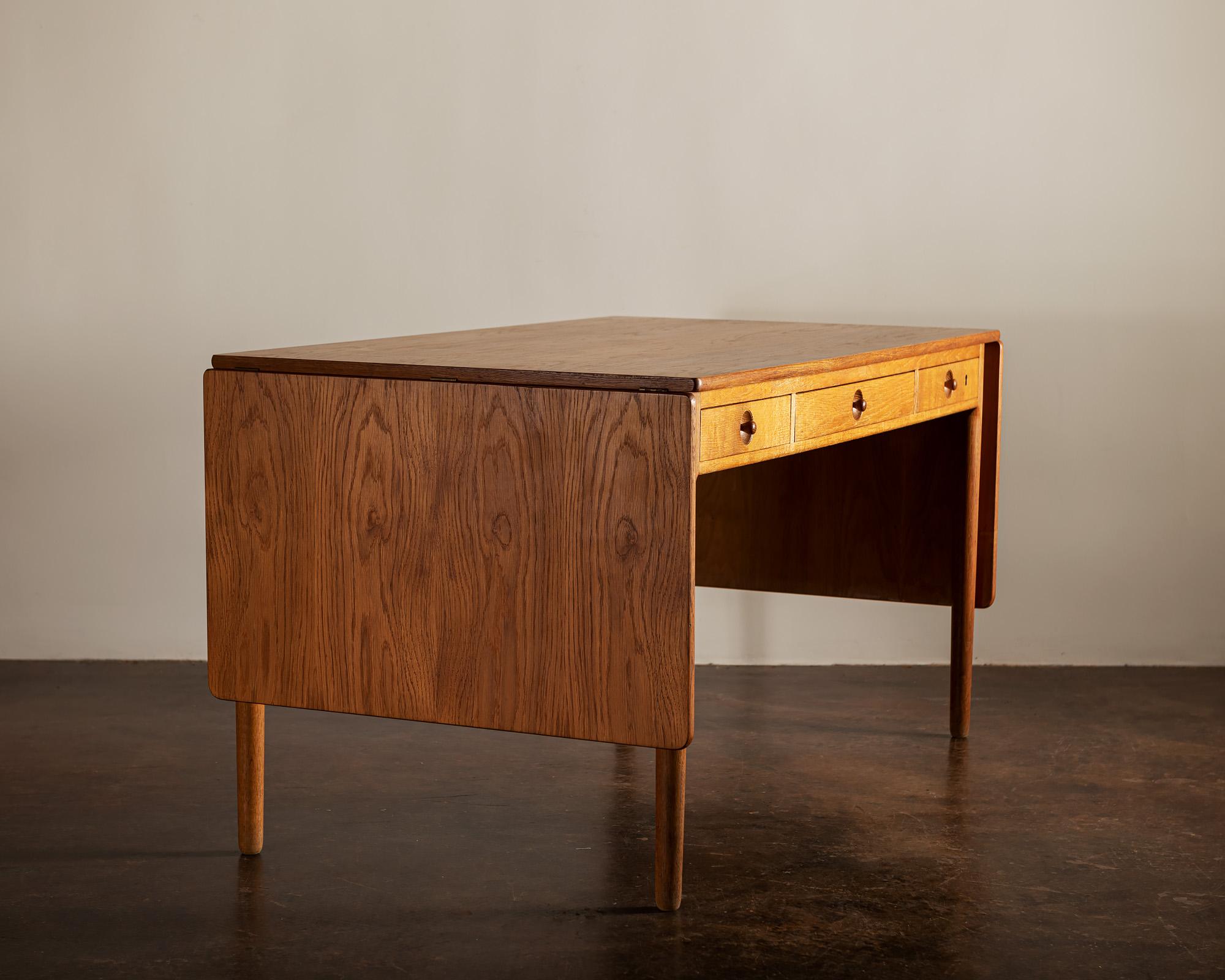 Danish Hans Wegner AT305 Desk for Andreas Tuck, Denmark, 1950s