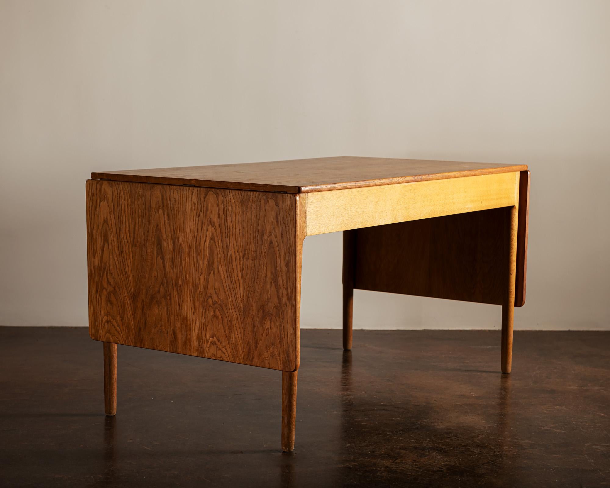 Oak Hans Wegner AT305 Desk for Andreas Tuck, Denmark, 1950s
