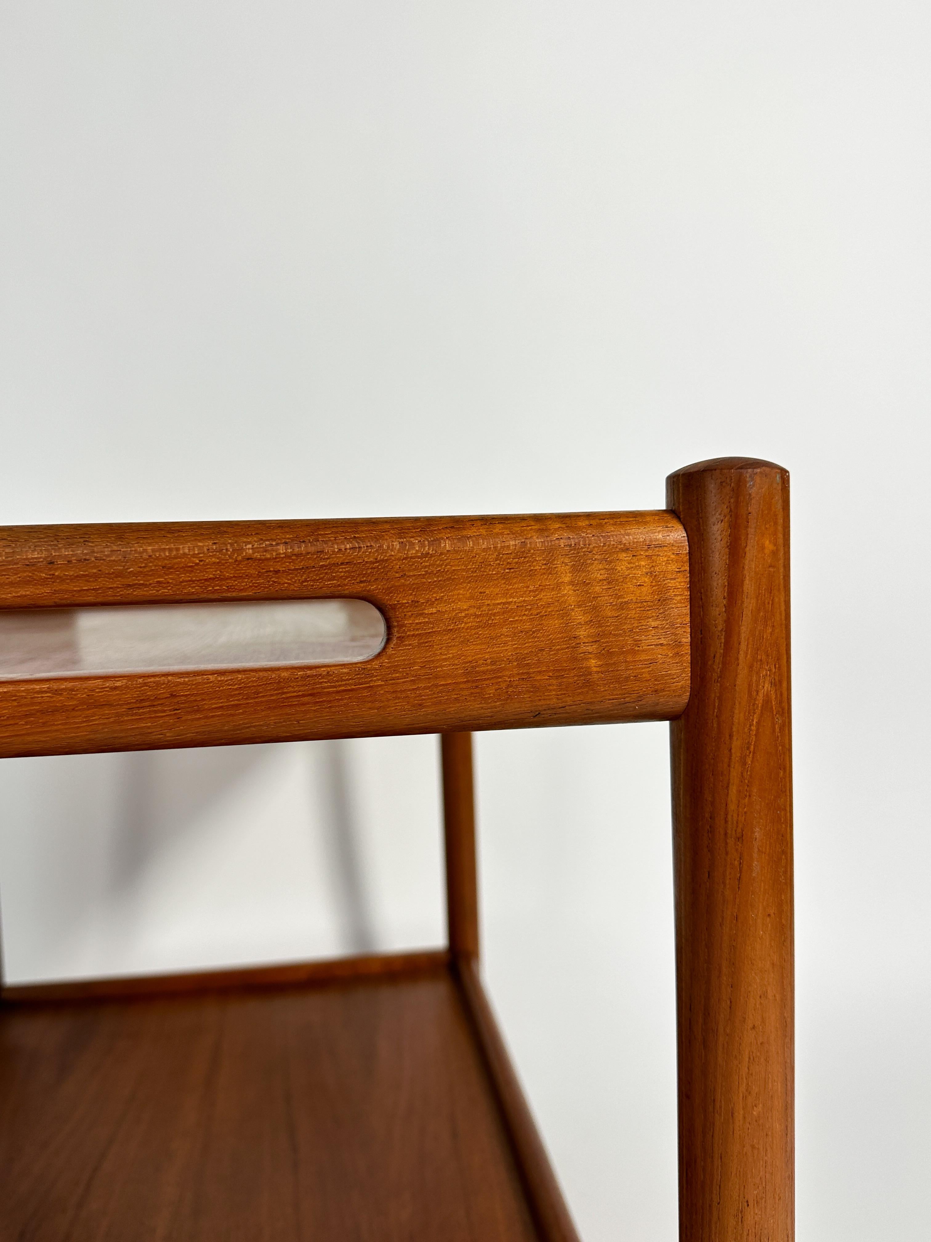Hans Wegner Bar Cart Teak AT45 Andreas Tuck Denmark 1960s 3