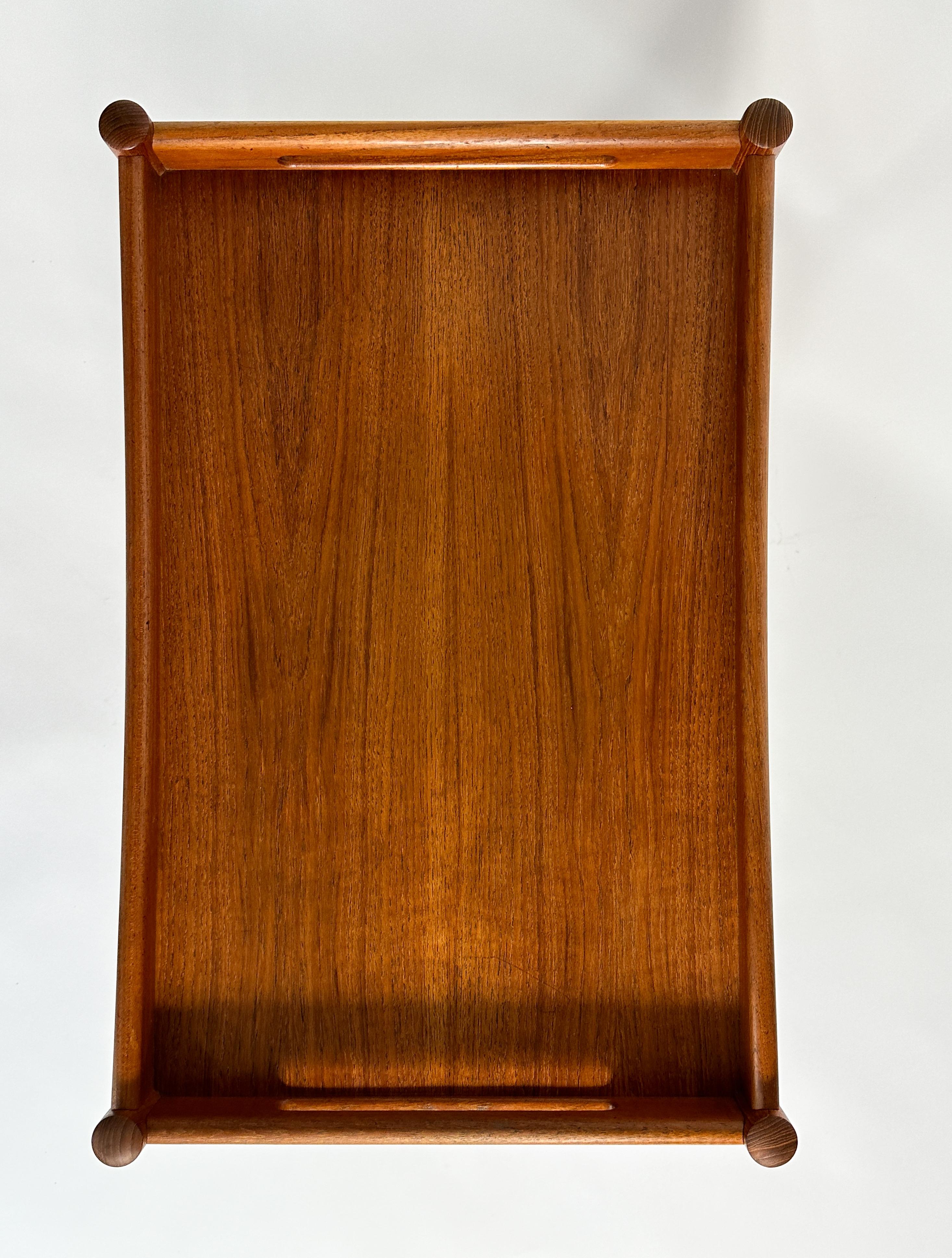 Hans Wegner Bar Cart Teak AT45 Andreas Tuck Denmark 1960s In Good Condition In Basel, BS