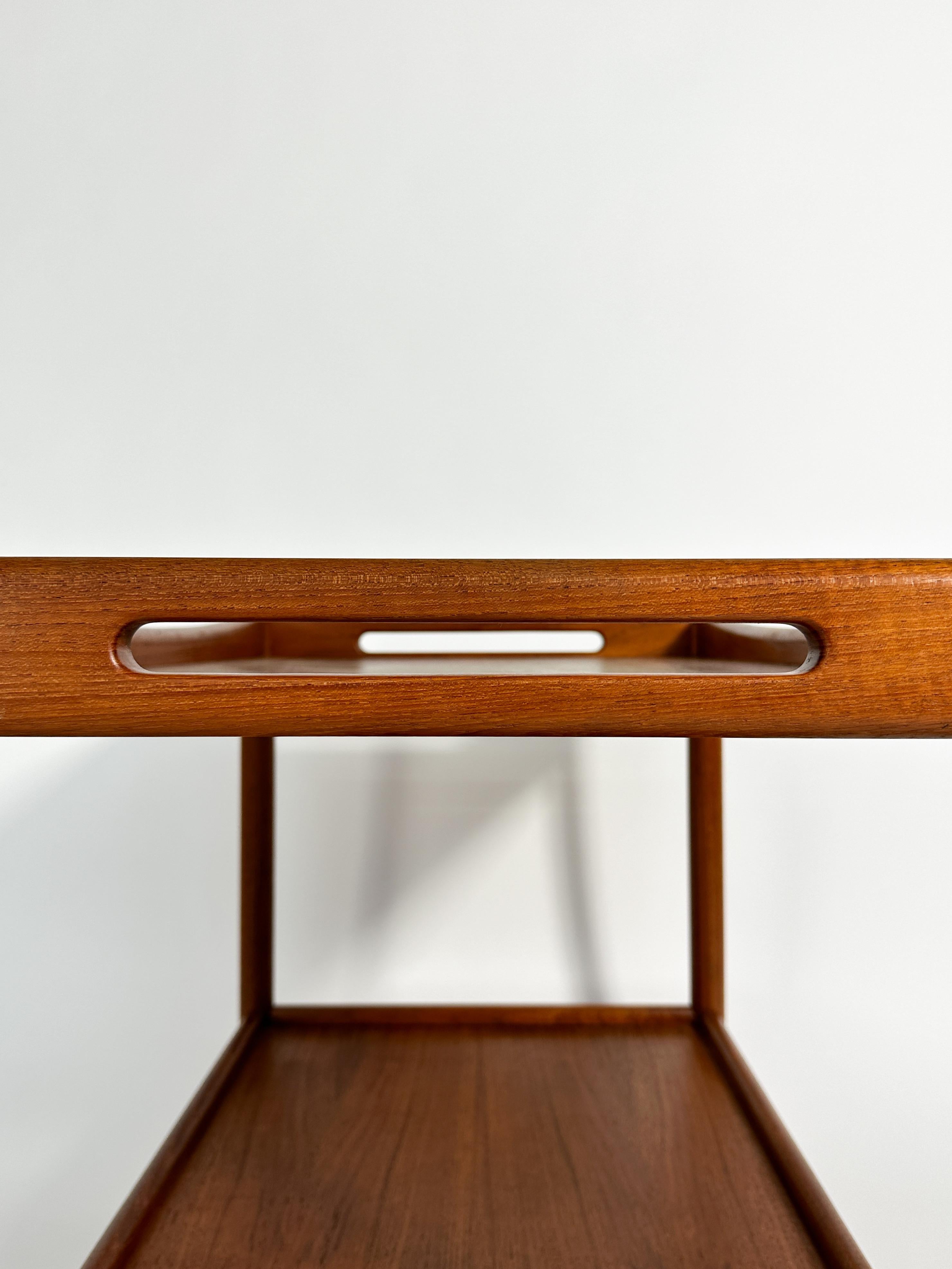 Hans Wegner Bar Cart Teak AT45 Andreas Tuck Denmark 1960s 2