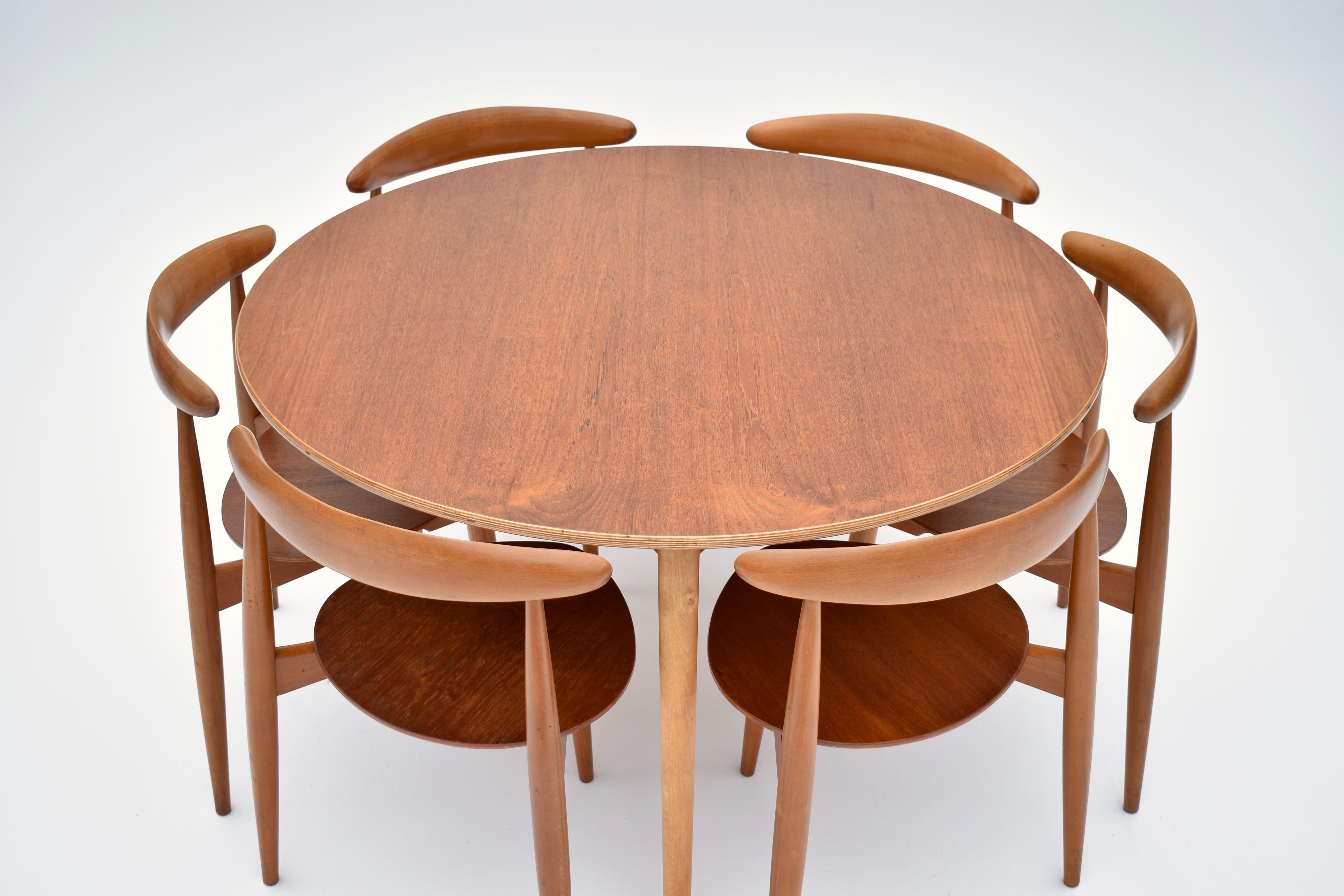 hans wegner table and chairs