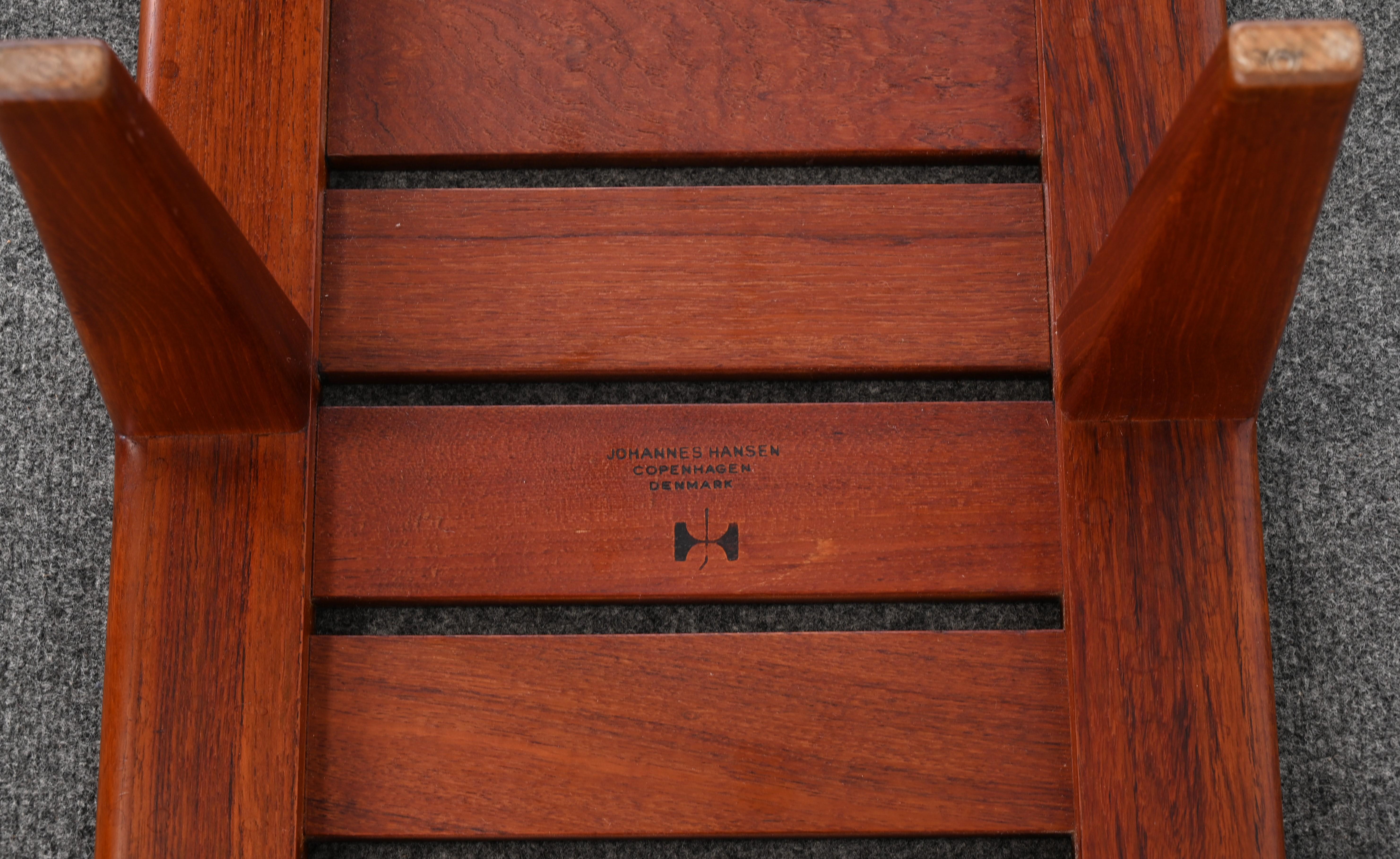 Panchina Hans Wegner modello JH 574, Johannes Hansen, Danimarca, anni '50 in vendita 5