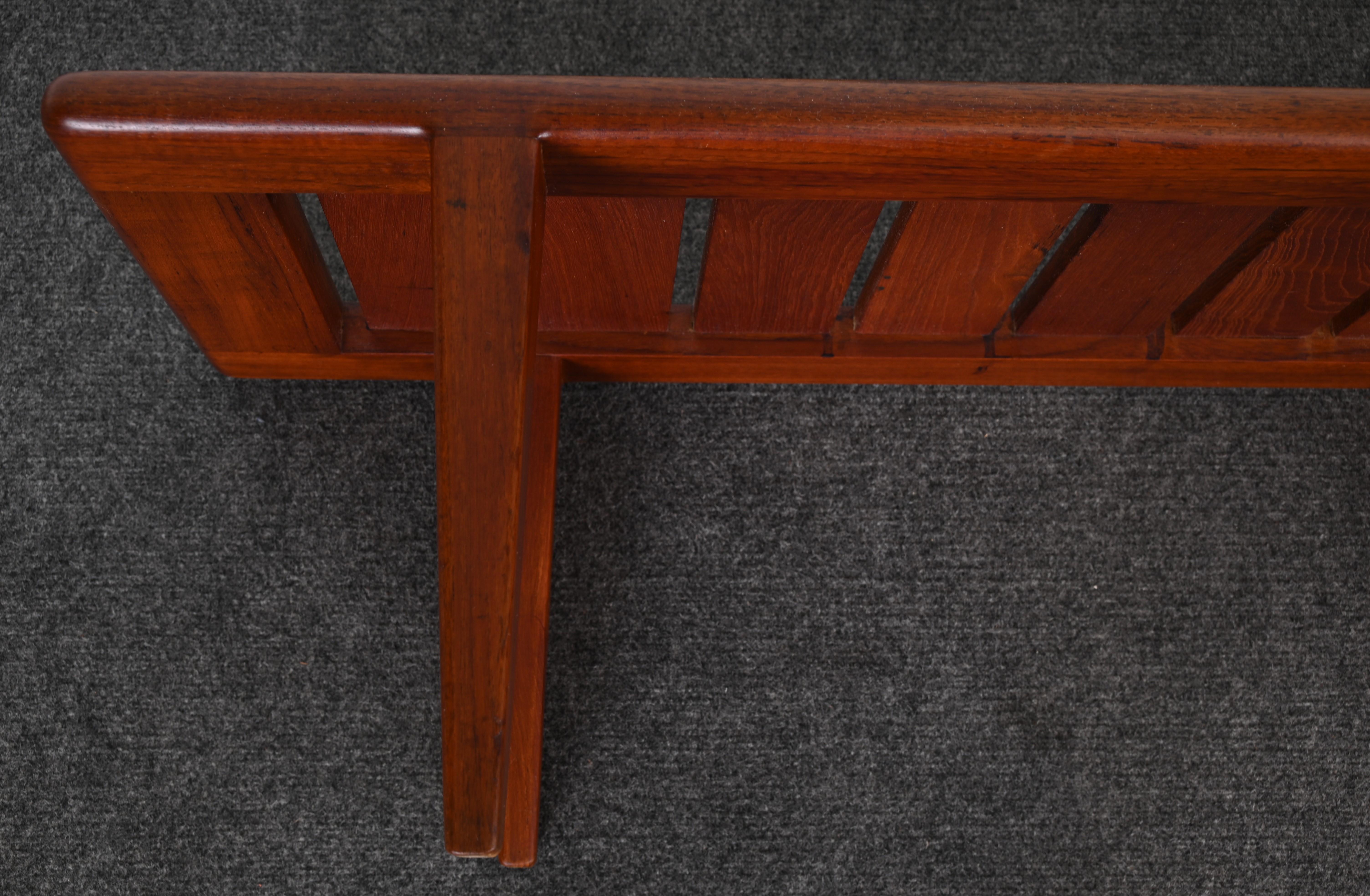 Panchina Hans Wegner modello JH 574, Johannes Hansen, Danimarca, anni '50 in vendita 8
