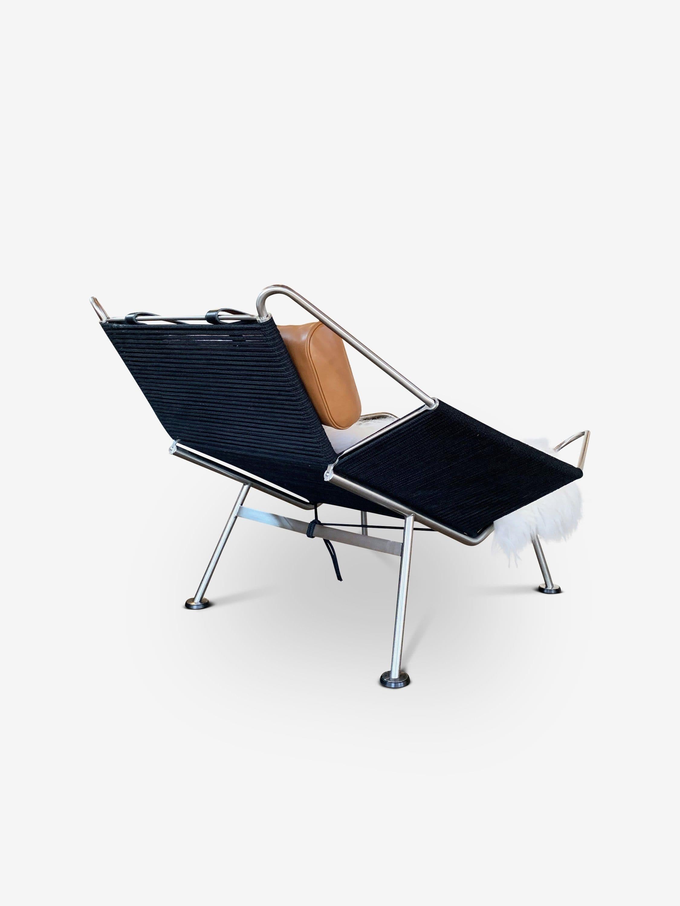 Hans Wegner Schwarzer Flaggen-Hofstuhl PP225 von PP Mobler im Angebot 1