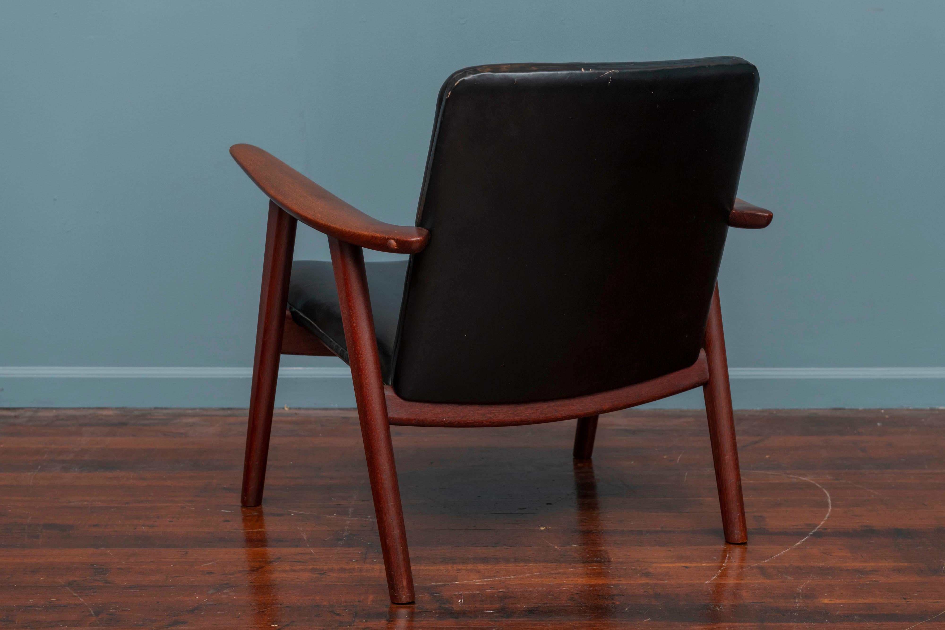 Danish Hans Wegner Buck Lounge Chair, Model JH517