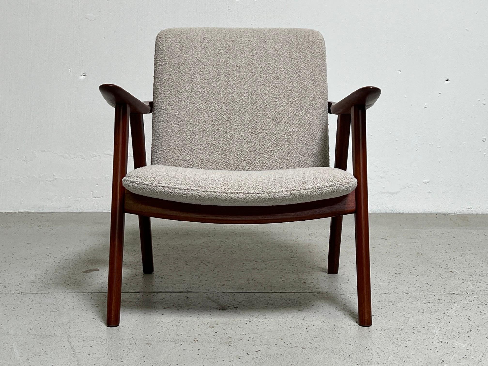Hans Wegner Buck Lounge Chair, Model JH517 5