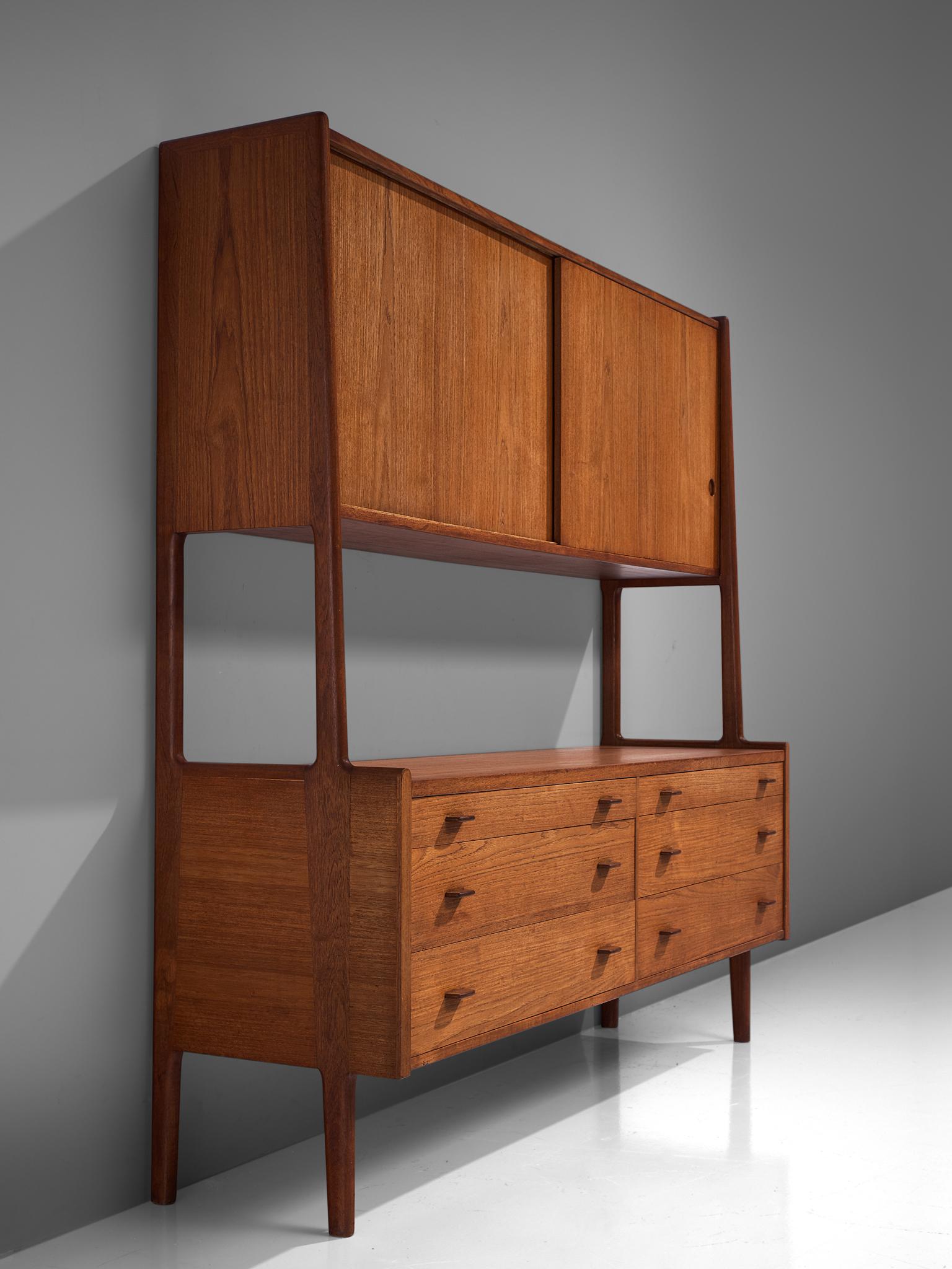 Scandinavian Modern Hans Wegner Cabinet in Teak, circa 1955