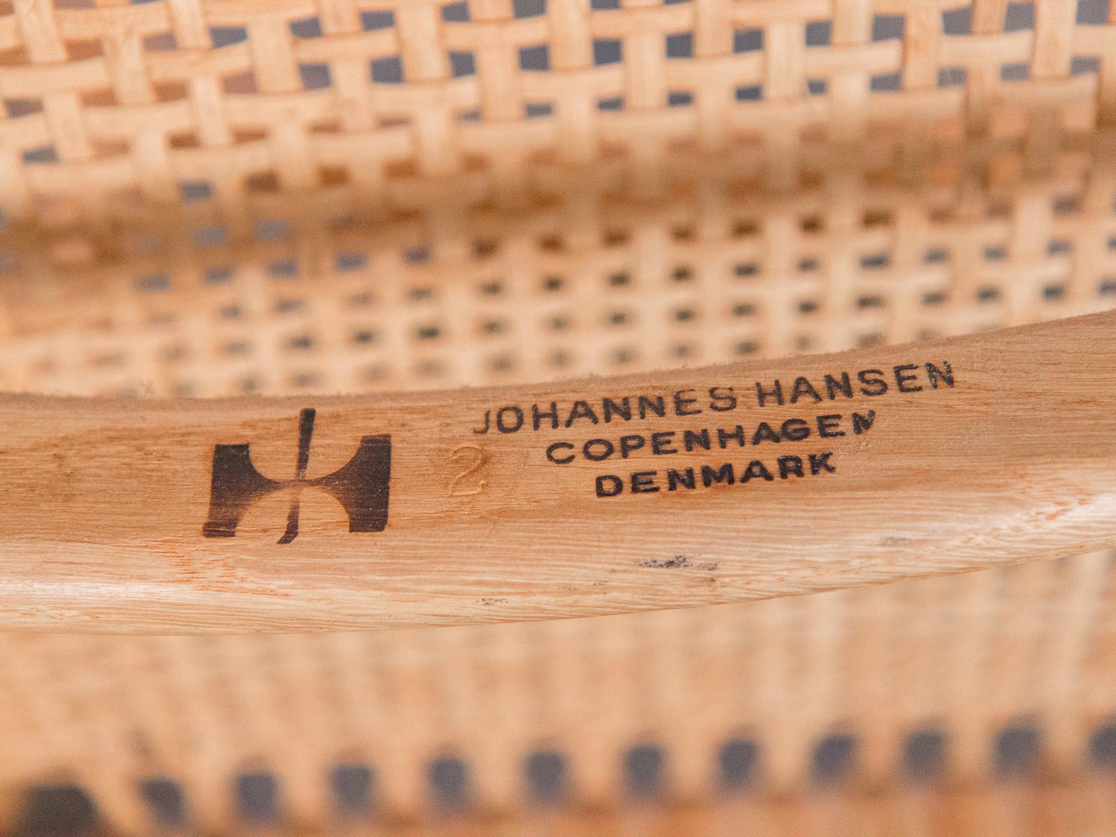 Hans Wegner Cane Dining Chair For Sale 1