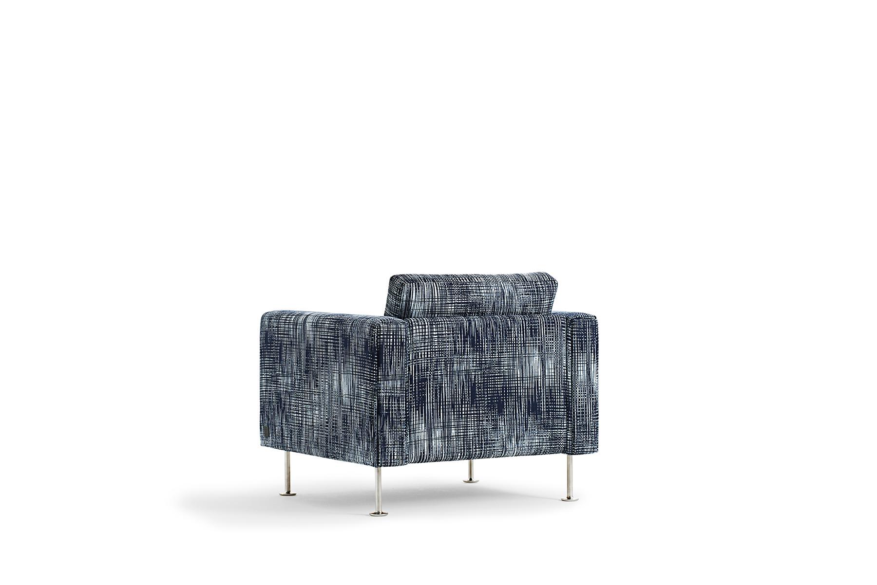 Mid-Century Modern Hans Wegner Century 2000 Lounge Chair, Down Top For Sale
