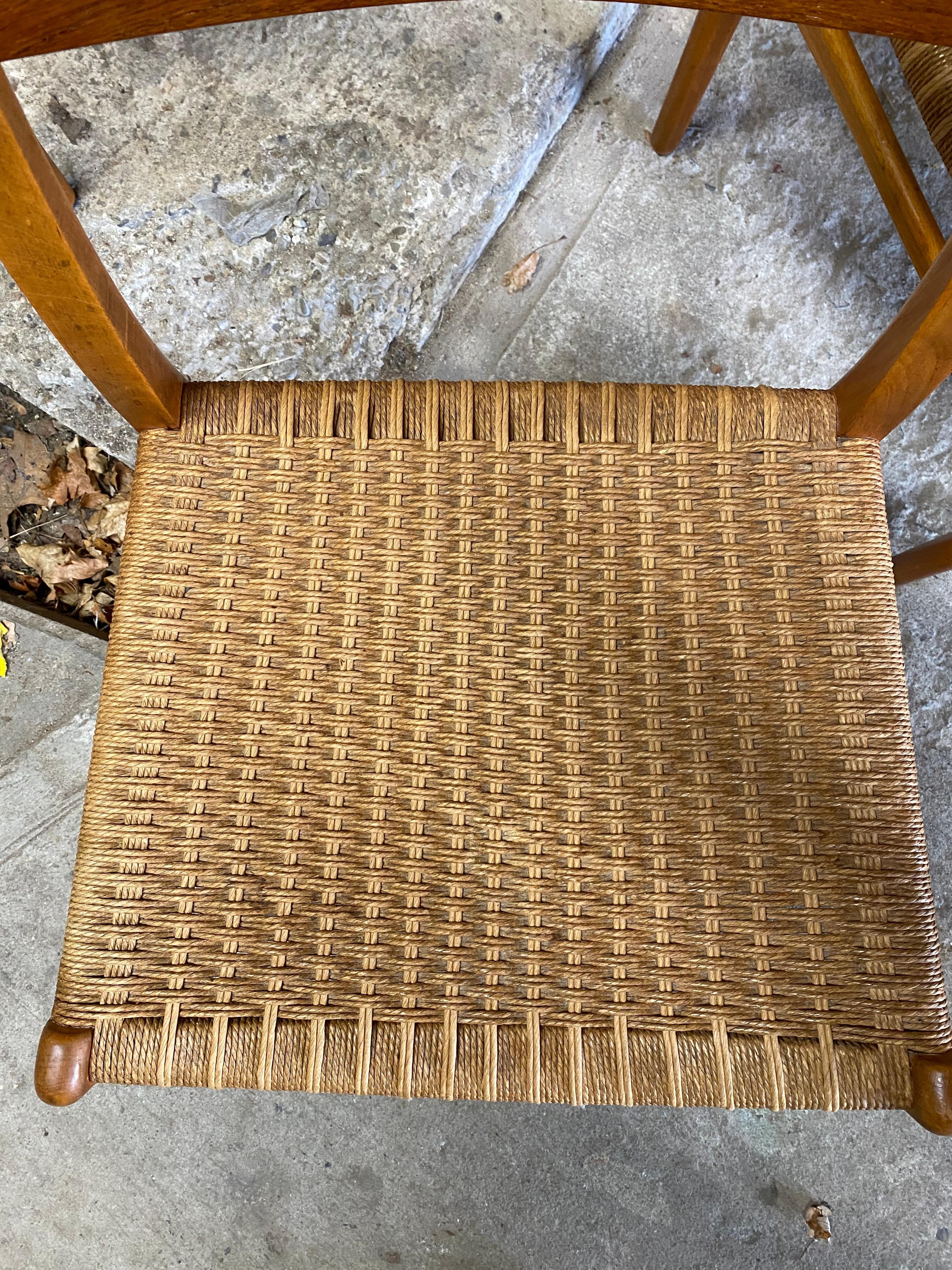 Hans Wegner CH-23 Teak and Beech Dining Chairs, Set of 8 6