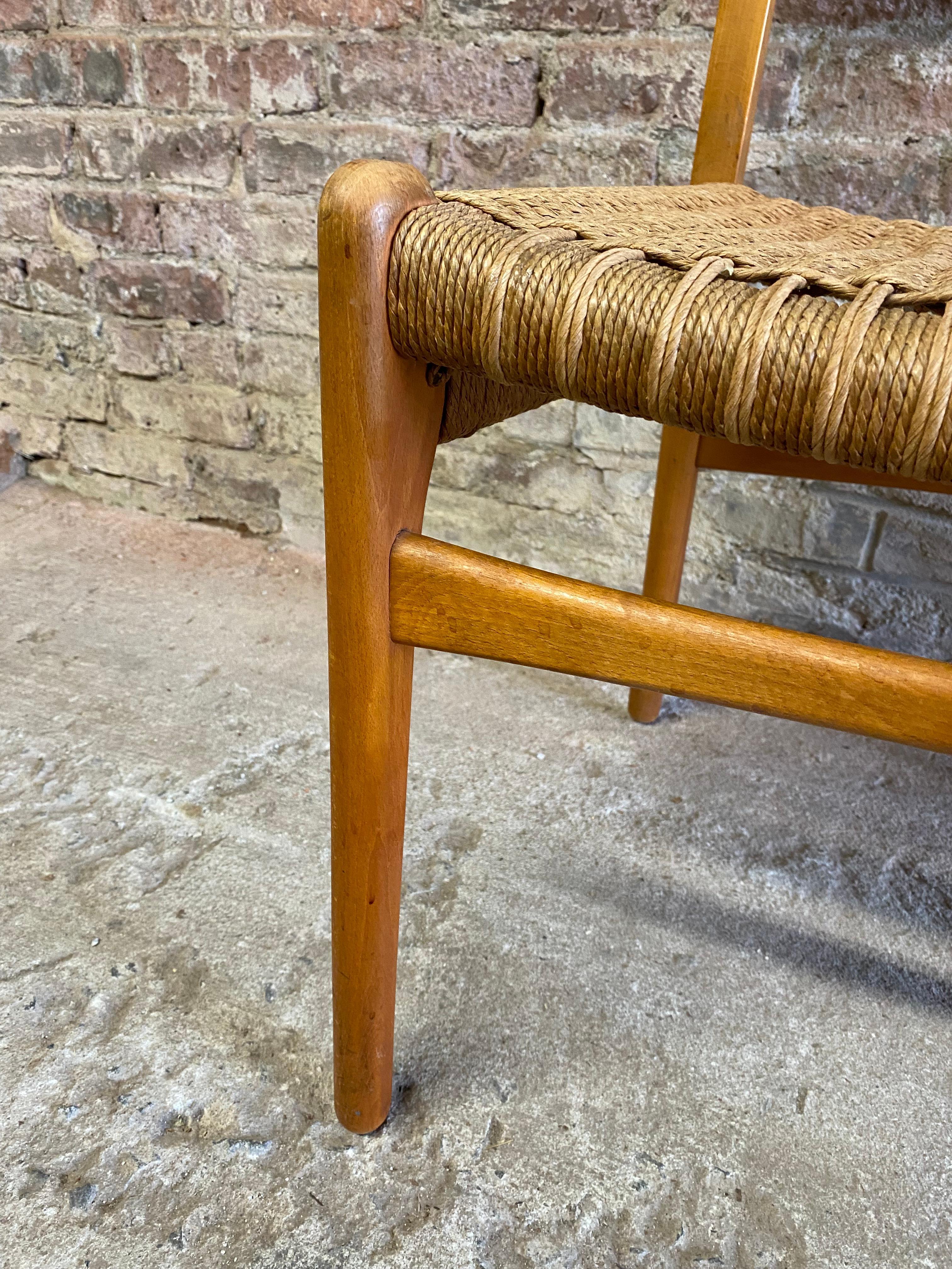 Hans Wegner CH-23 Teak and Beech Dining Chairs, Set of 8 8