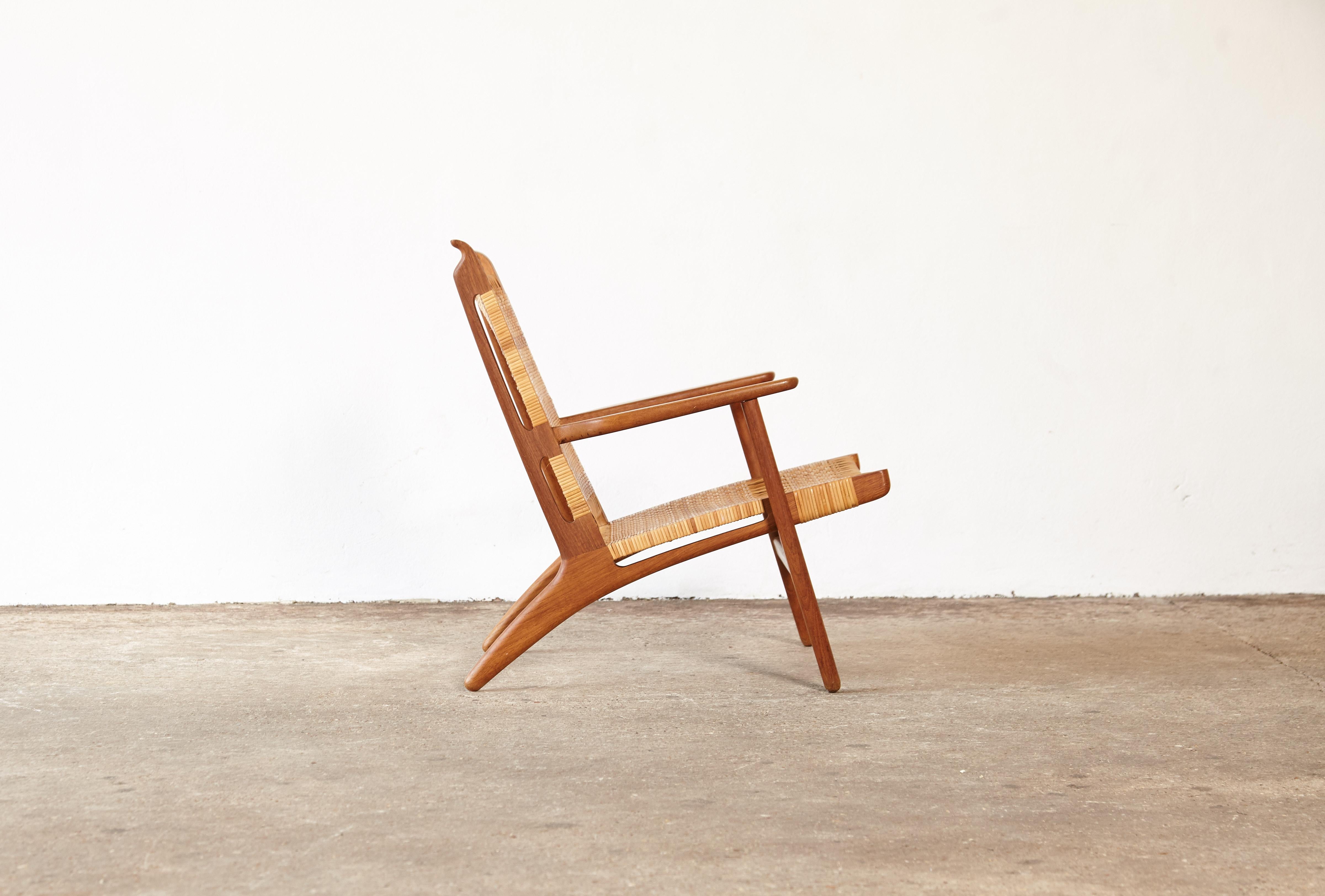 Danish Hans Wegner CH-27 Chair, Carl Hansen & Son, Denmark, 1950s