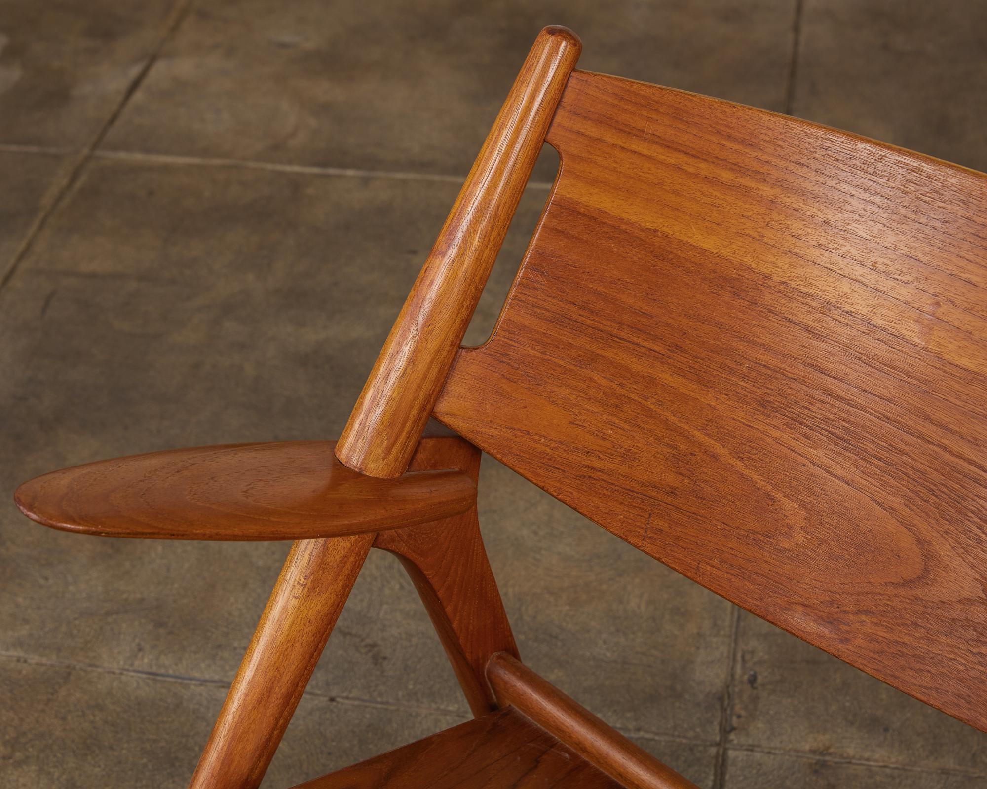 Hans Wegner CH-28 Sawbuck Lounge Chair 2