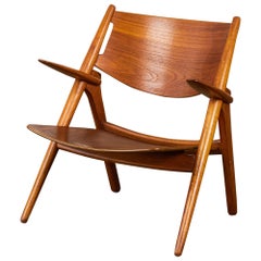 Hans Wegner CH-28 Sawbuck Lounge Chair