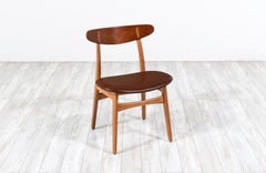 Expertly Restored - Hans Wegner CH-30 Teak & Leather Chair Carl Hansen & Son