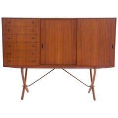 Hans Wegner CH-304 Teak and Brass Credenza