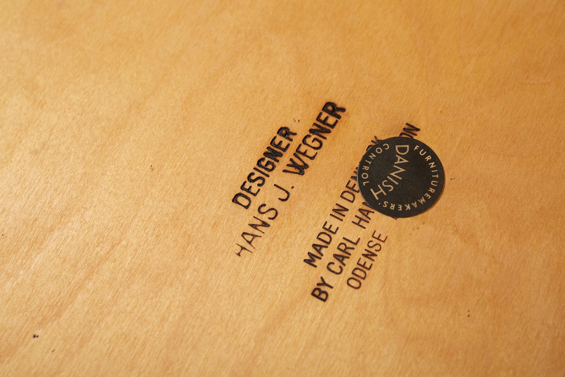 Hans Wegner CH-35 Sessel aus Eiche, 1959 (Leder)