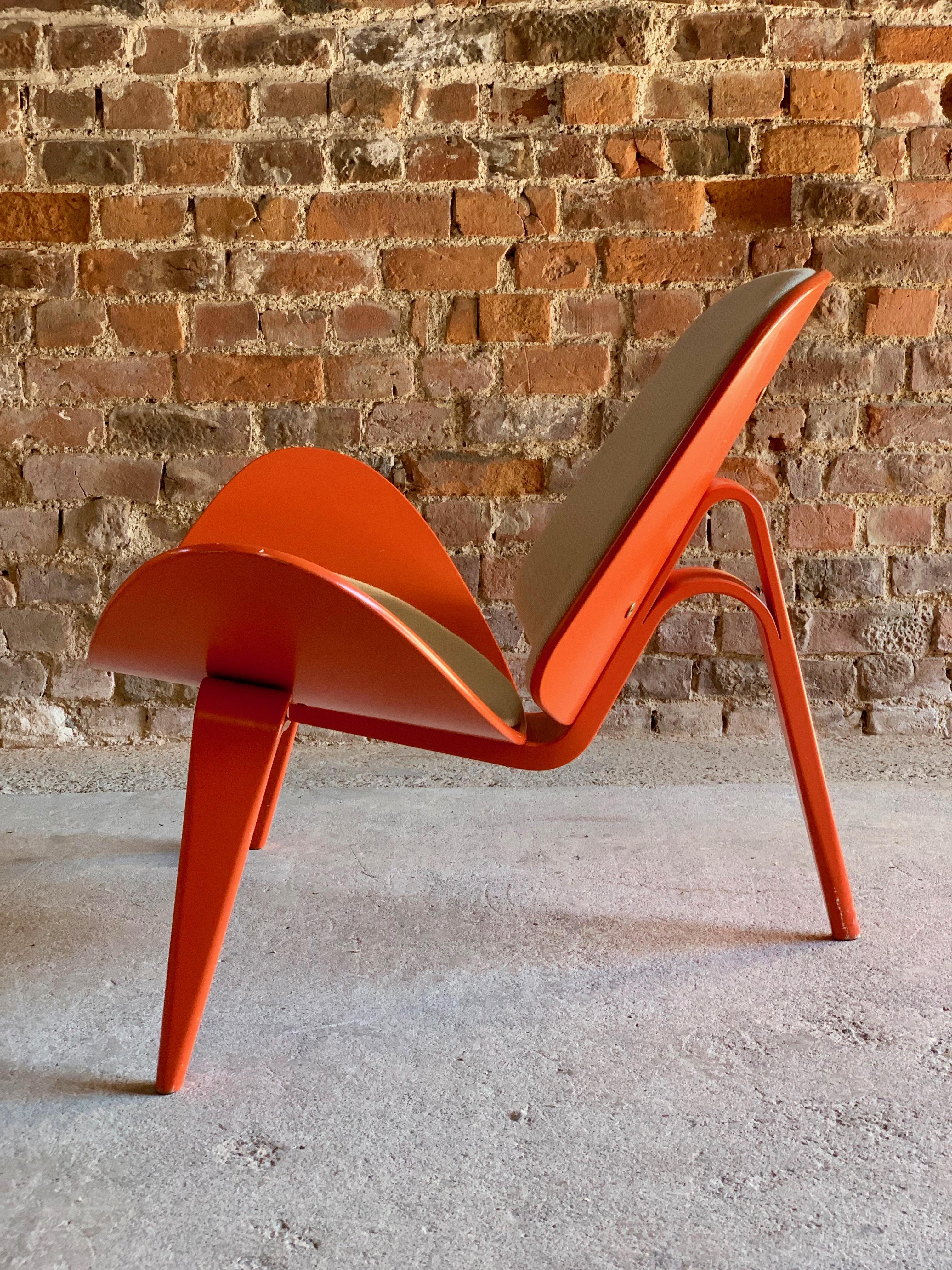 Hans Wegner CH07 Shell Chair Carl Hansen & Son Denmark, Midcentury Danish 1