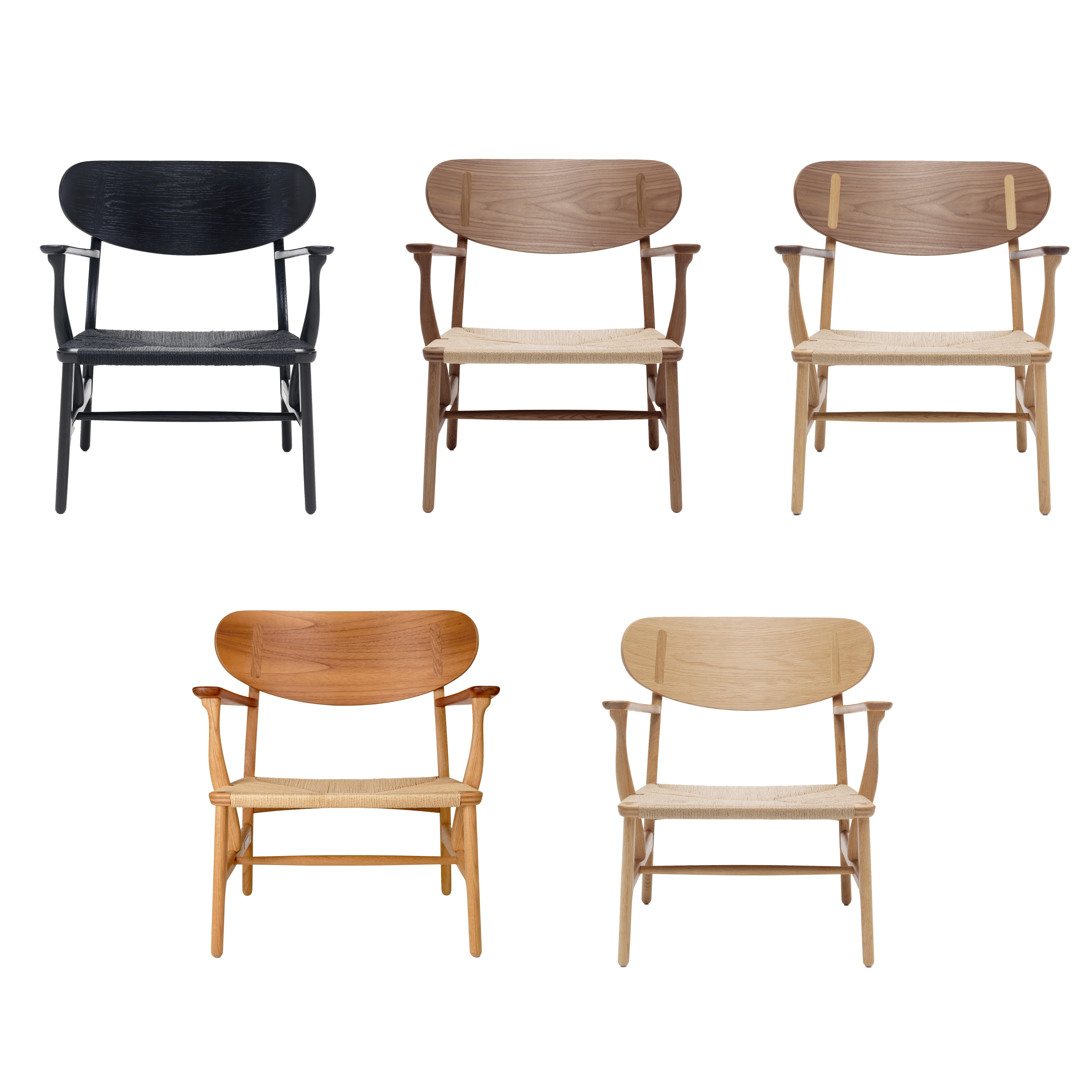 Hans Wegner 'CH22' Chair in Black Painted Oak for Carl Hansen & Son For Sale 6