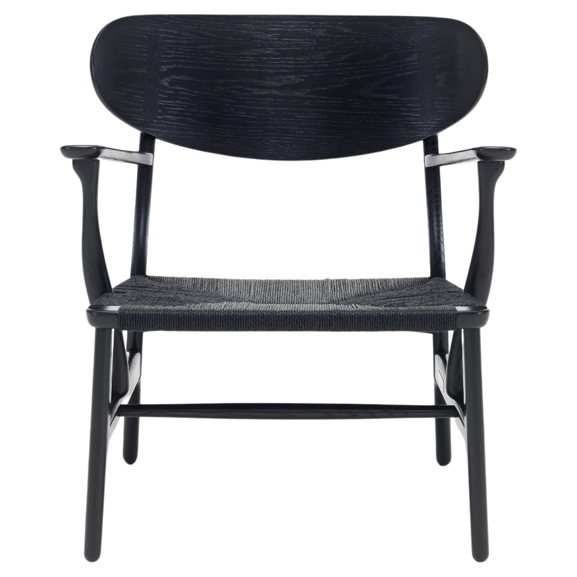 Hans Wegner 'CH22' Chair in Black Painted Oak for Carl Hansen & Son