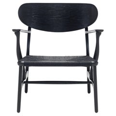 Hans Wegner 'CH22' Chair in Black Painted Oak for Carl Hansen & Son