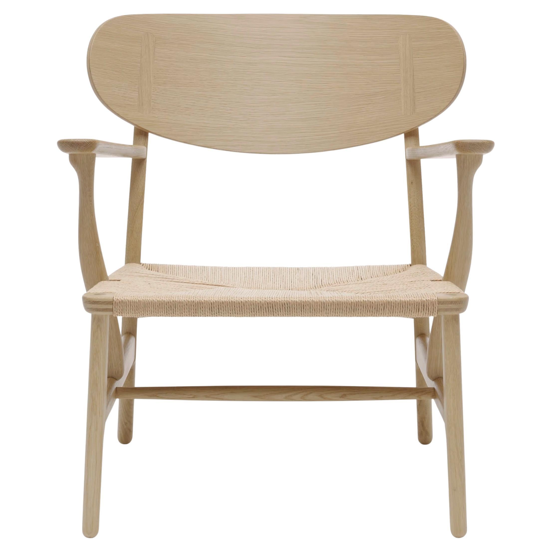 Hans Wegner 'CH22' Chair in Oak Soap & Natural Papercord for Carl Hansen & Son