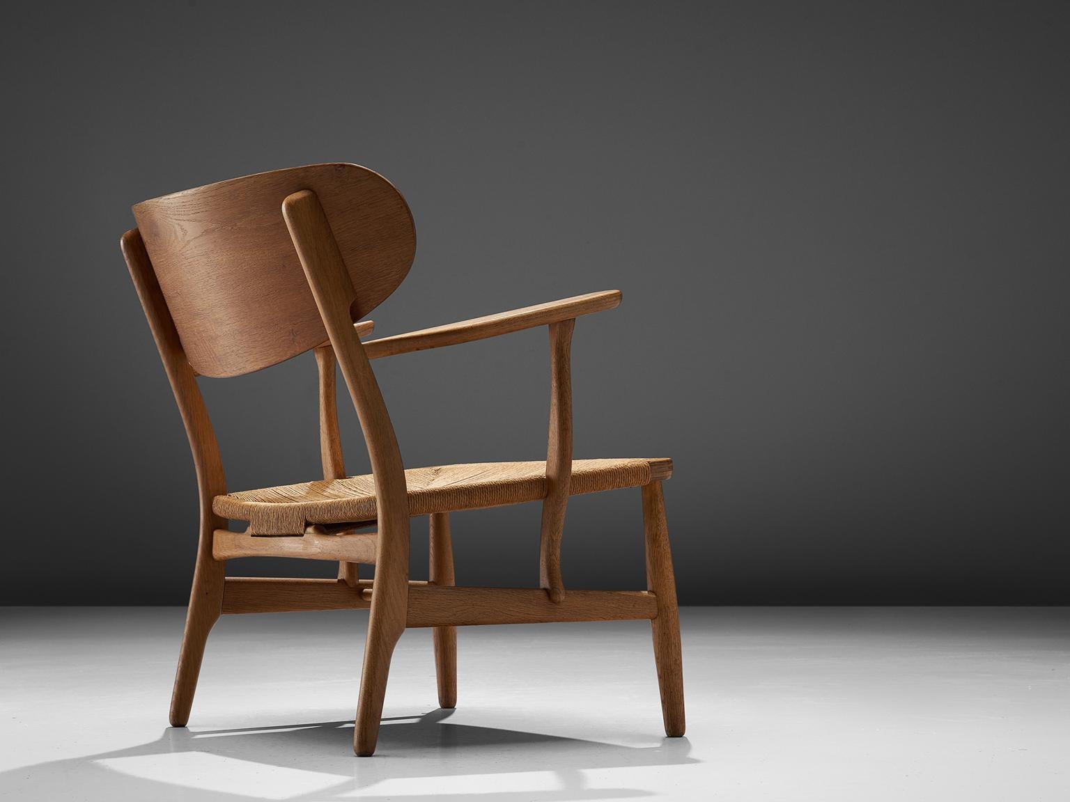 Danish Hans Wegner CH22 Lounge Chair for Carl Hansen