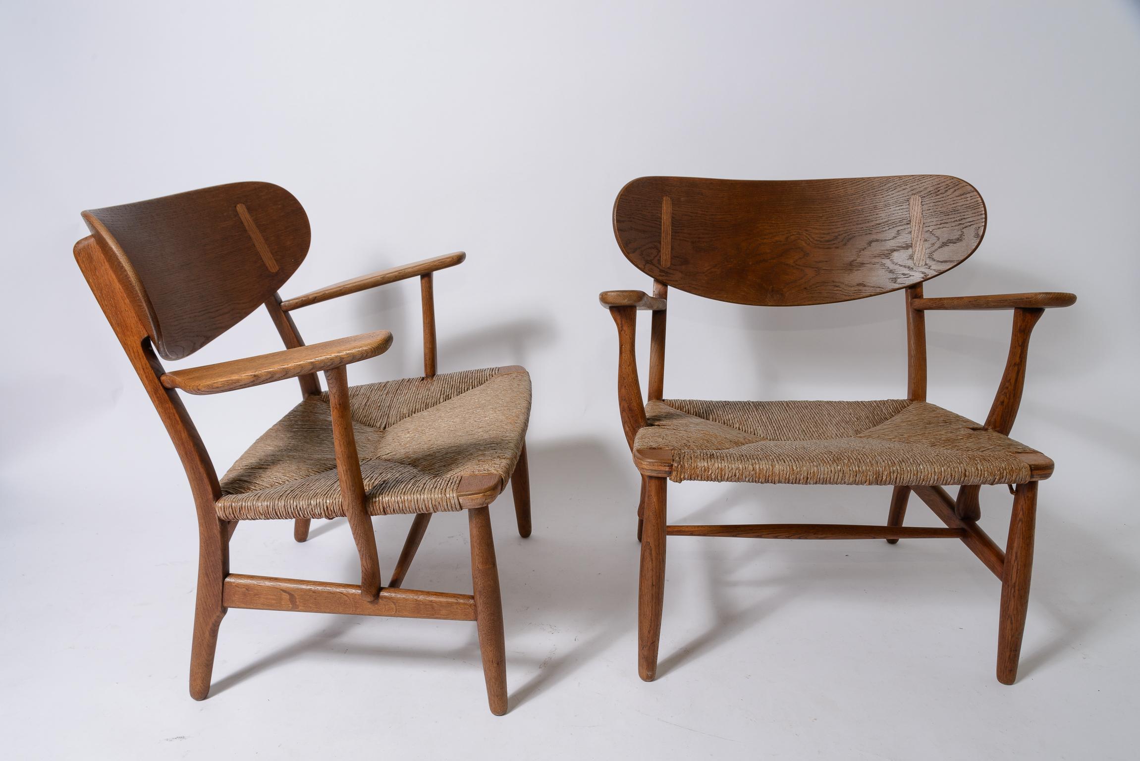Hans Wegner CH22 Loungesessel (Dänisch) im Angebot