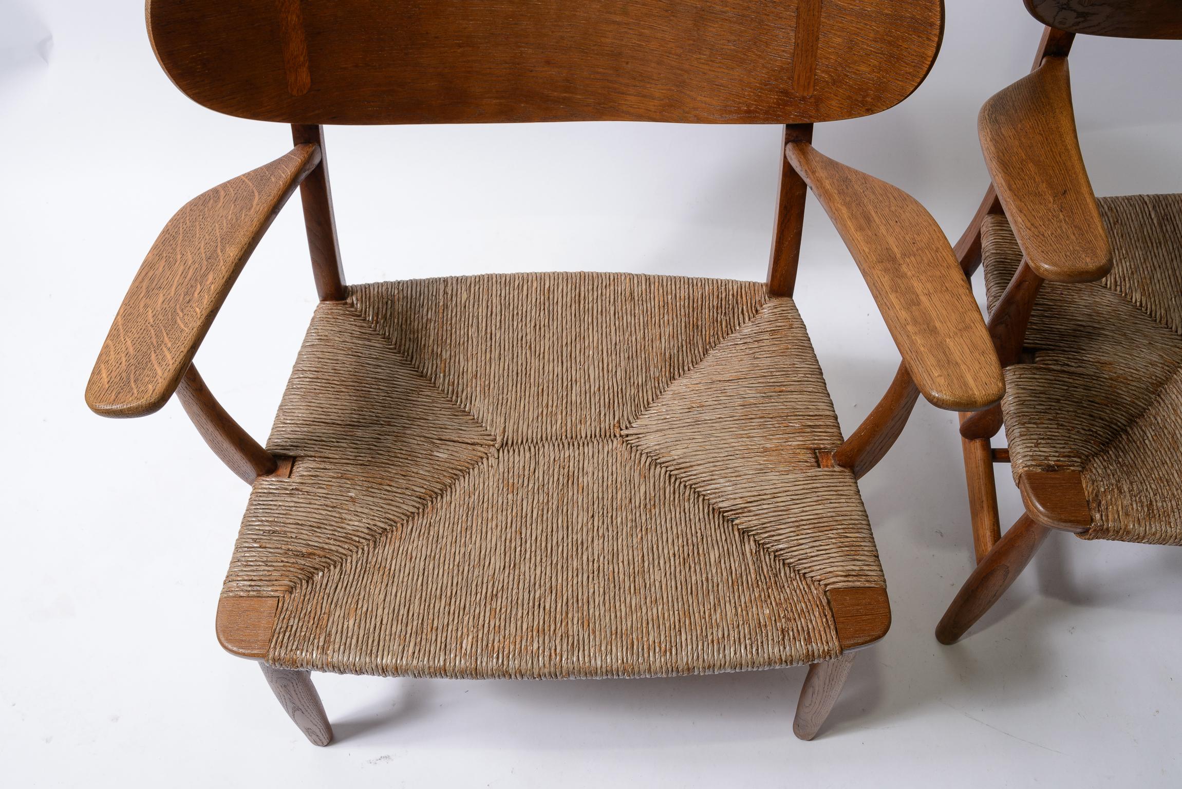 Hans Wegner CH22 Loungesessel (Teakholz) im Angebot