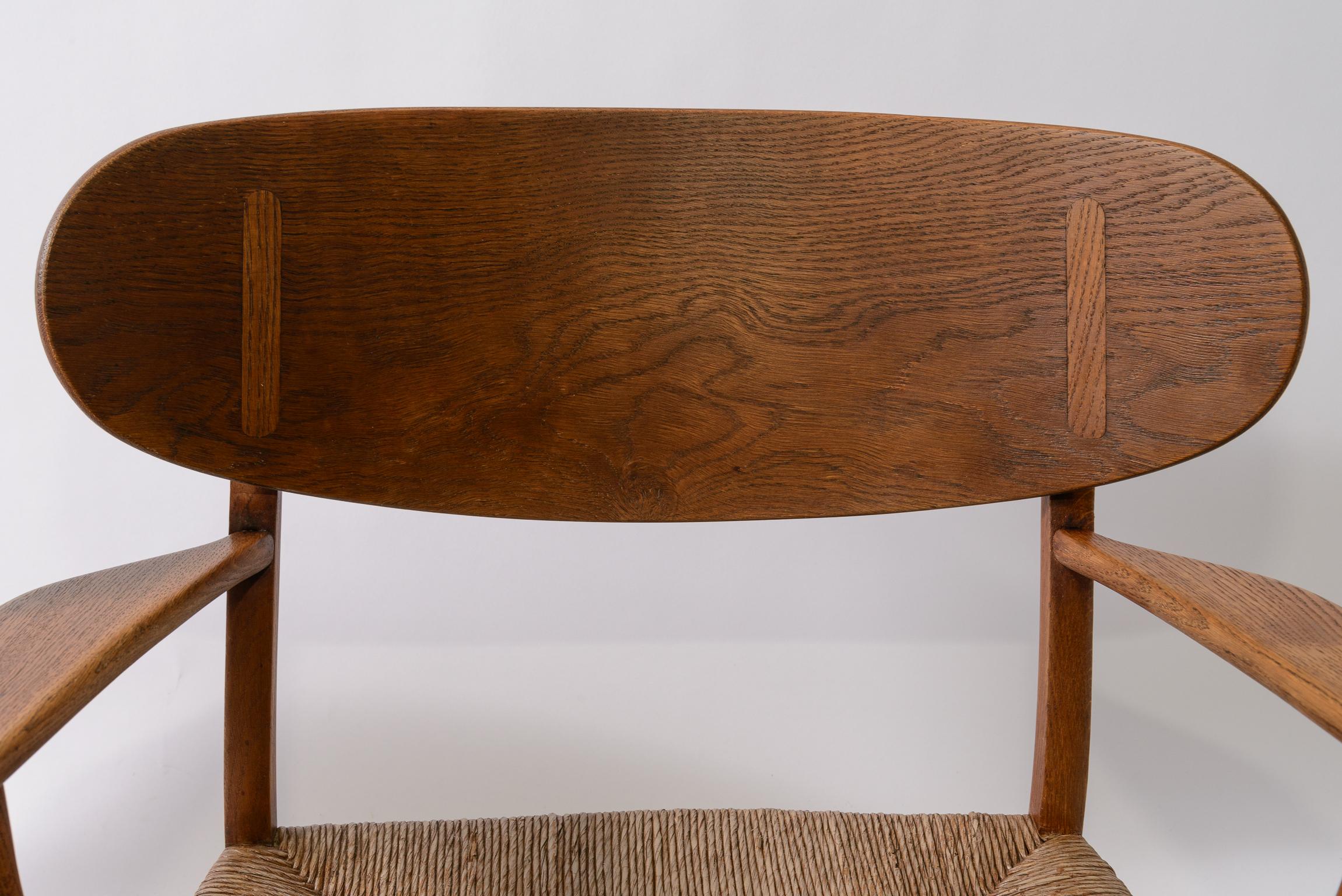 Hans Wegner CH22 Loungesessel im Angebot 2