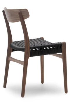 Hans Wegner 'CH23' Chair in Walnut Oil & Black Papercord for Carl Hansen & Son