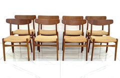 Hans Wegner CH23 Dining Chairs Carl Hansen & Son, Denmark, Set of 8