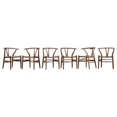 Vintage Hans Wegner CH24 Wishbone Chairs
