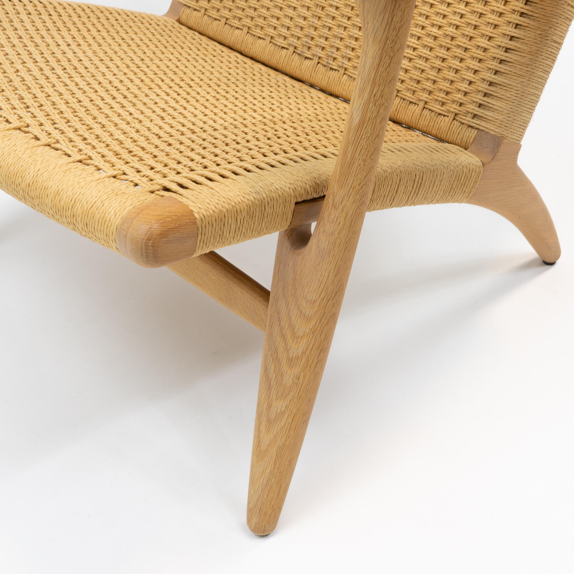 Hans Wegner CH25 Lounge Chair for Carl Hansen in vendita 5