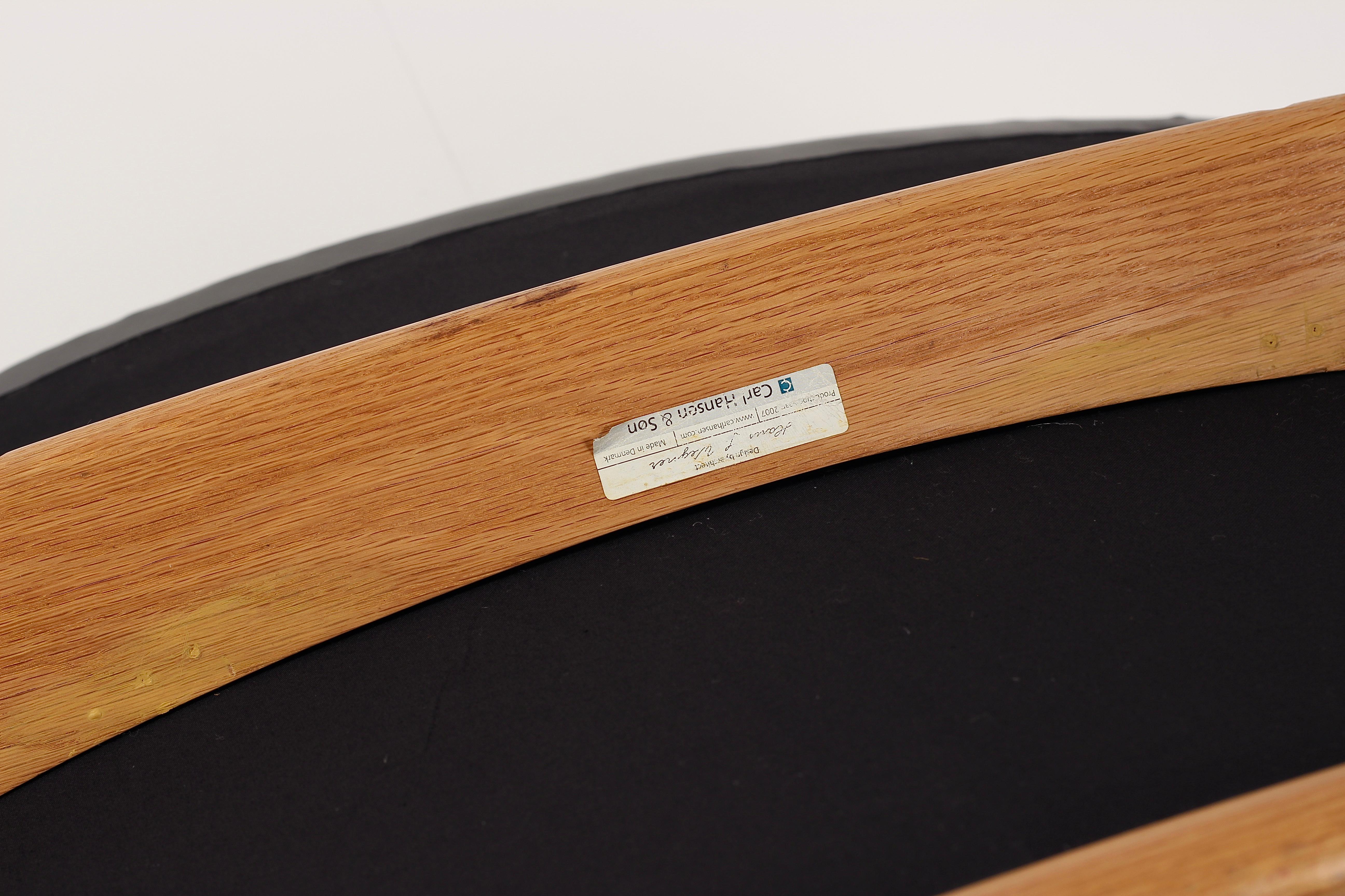 Hans Wegner CH28 Sawback Lounge Chair Danish Modern Icon by Carl Hansen & Søn For Sale 12