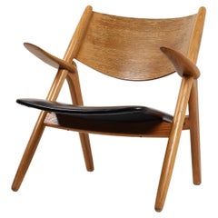 Hans Wegner CH28 Sawback Lounge Chair Danish Modern Icon by Carl Hansen & Søn