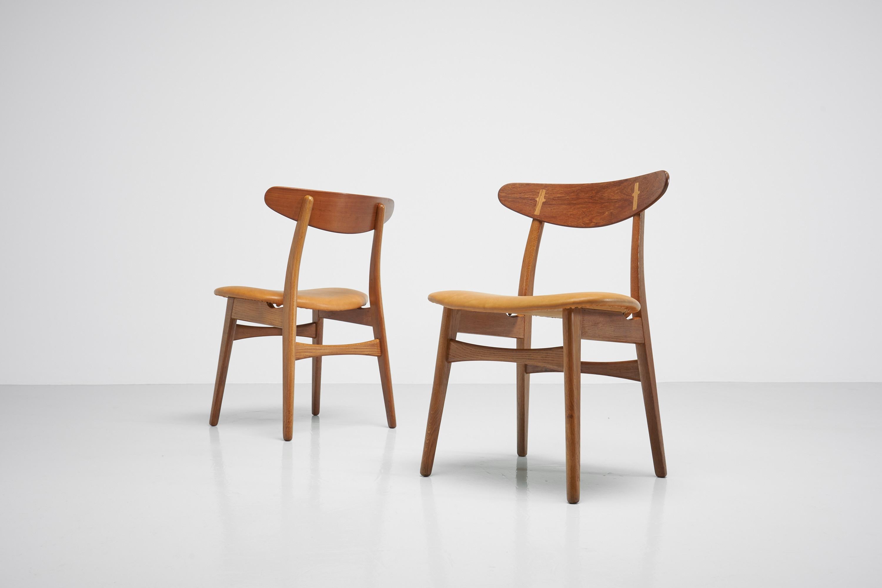 Hans Wegner CH30 Dining Chairs Carl Hansen, Denmark, 1950 4